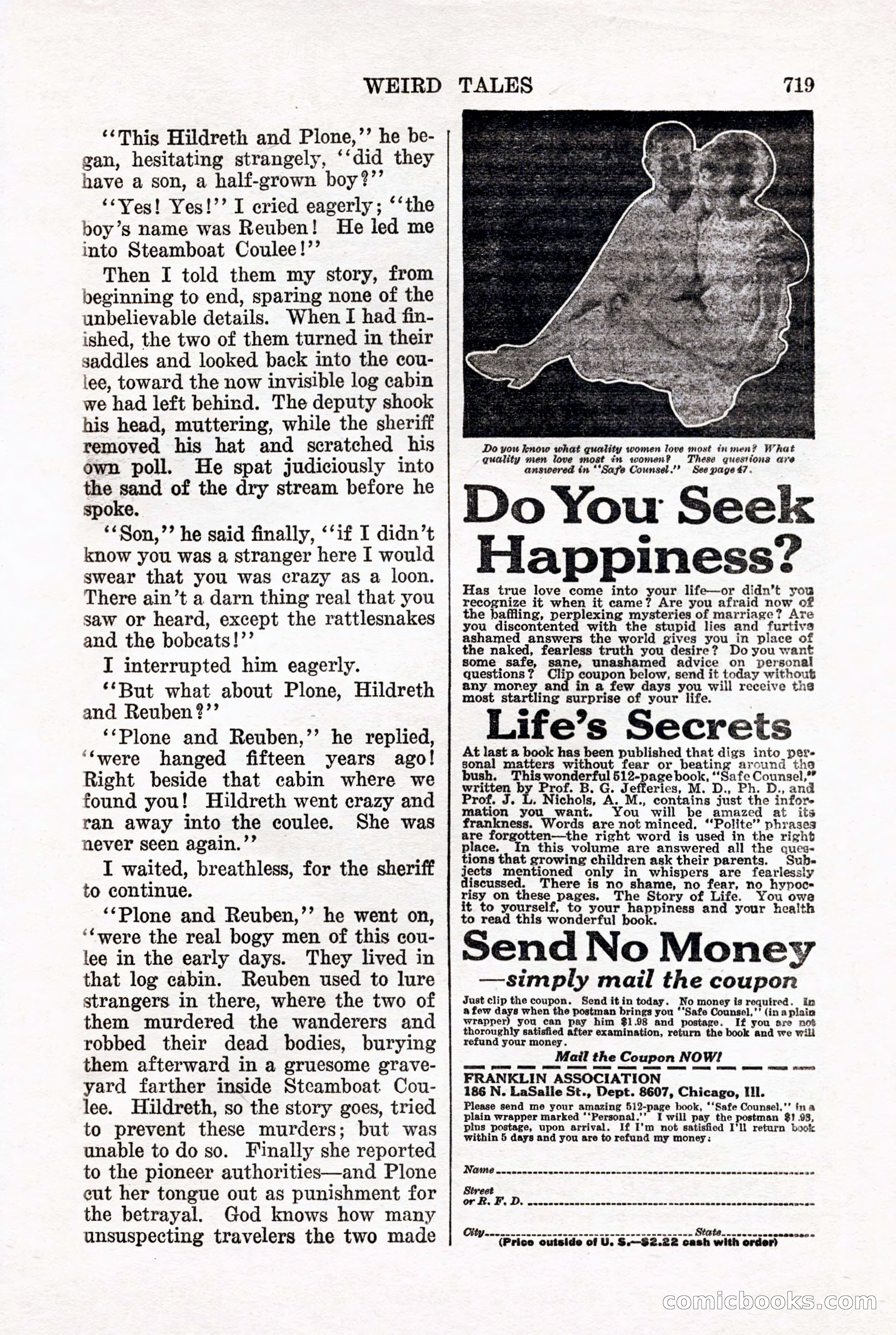 Weird Tales, May 1926 — page 145 of 148