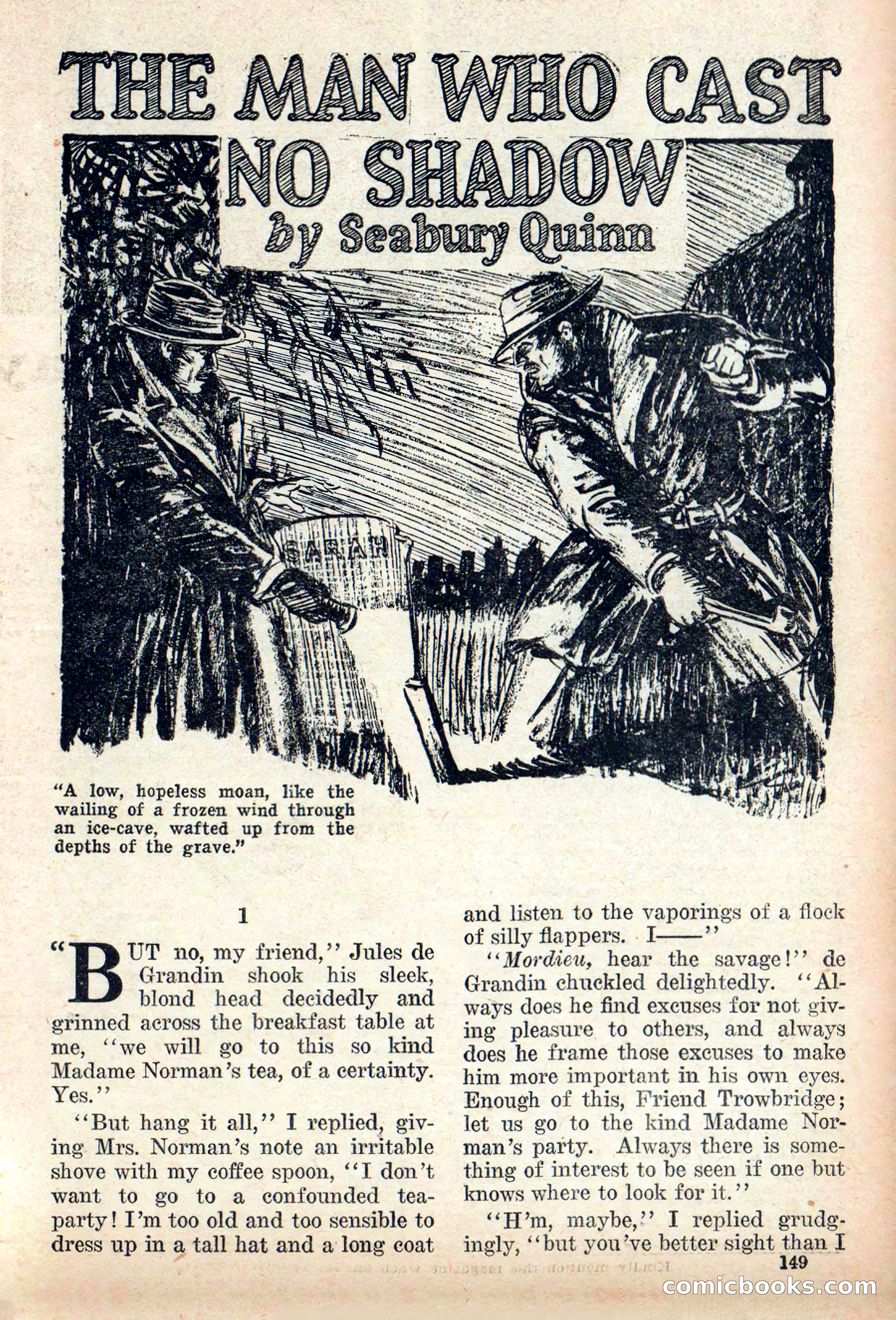Weird Tales, Vol. 9 No. 2 — page 7 of 148