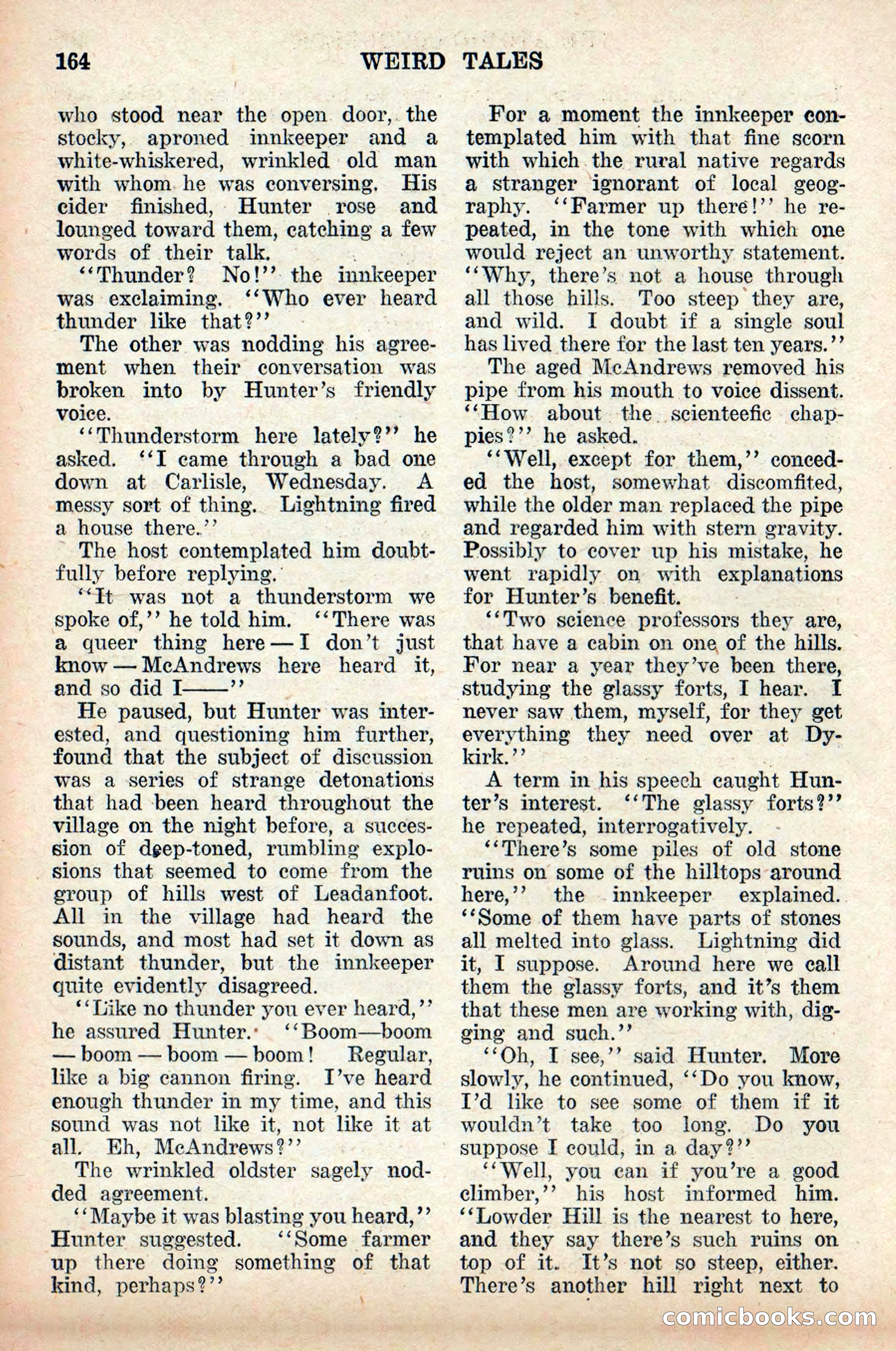 Weird Tales, Vol. 9 No. 2 — page 22 of 148