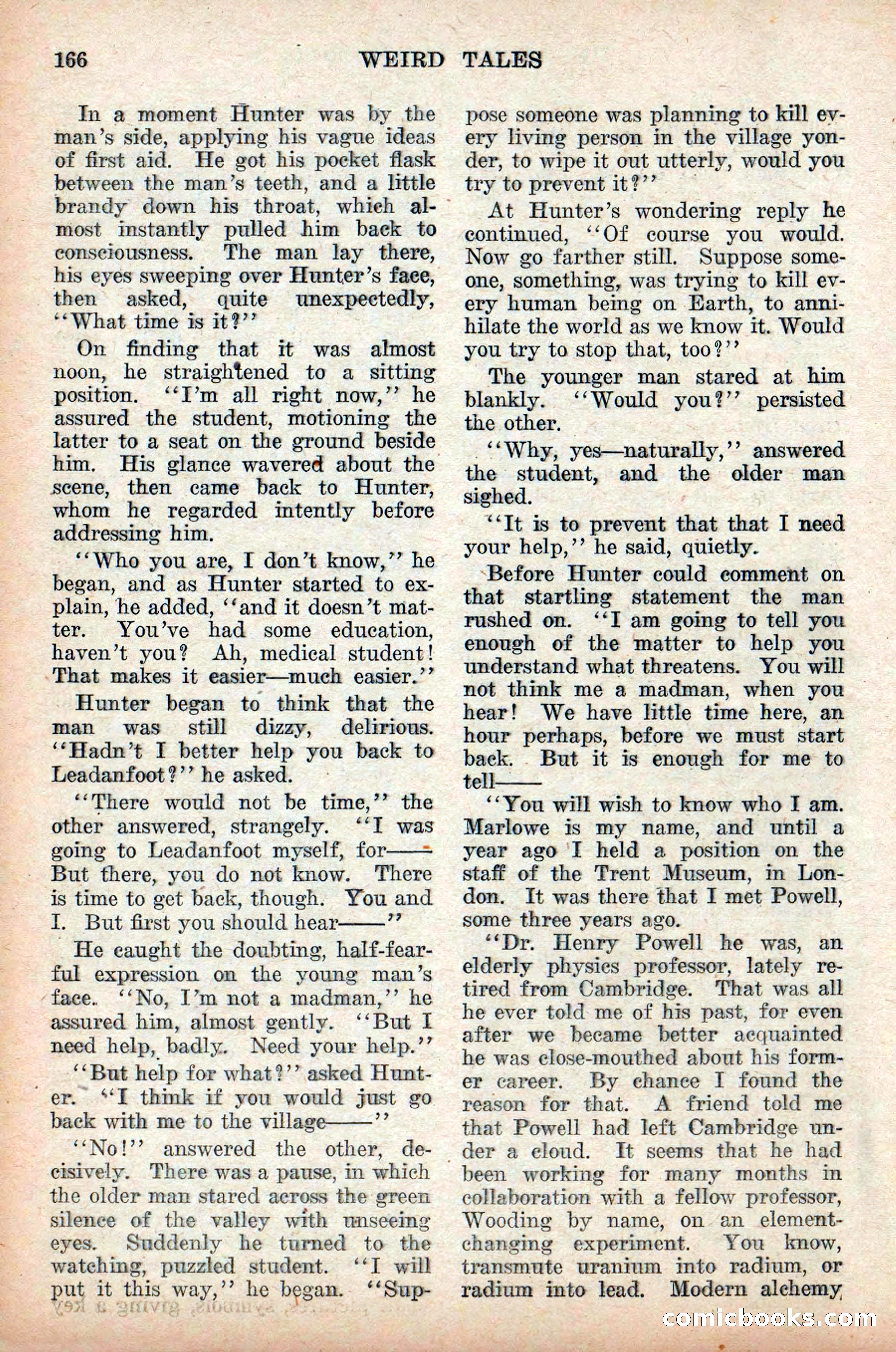 Weird Tales, Vol. 9 No. 2 — page 24 of 148