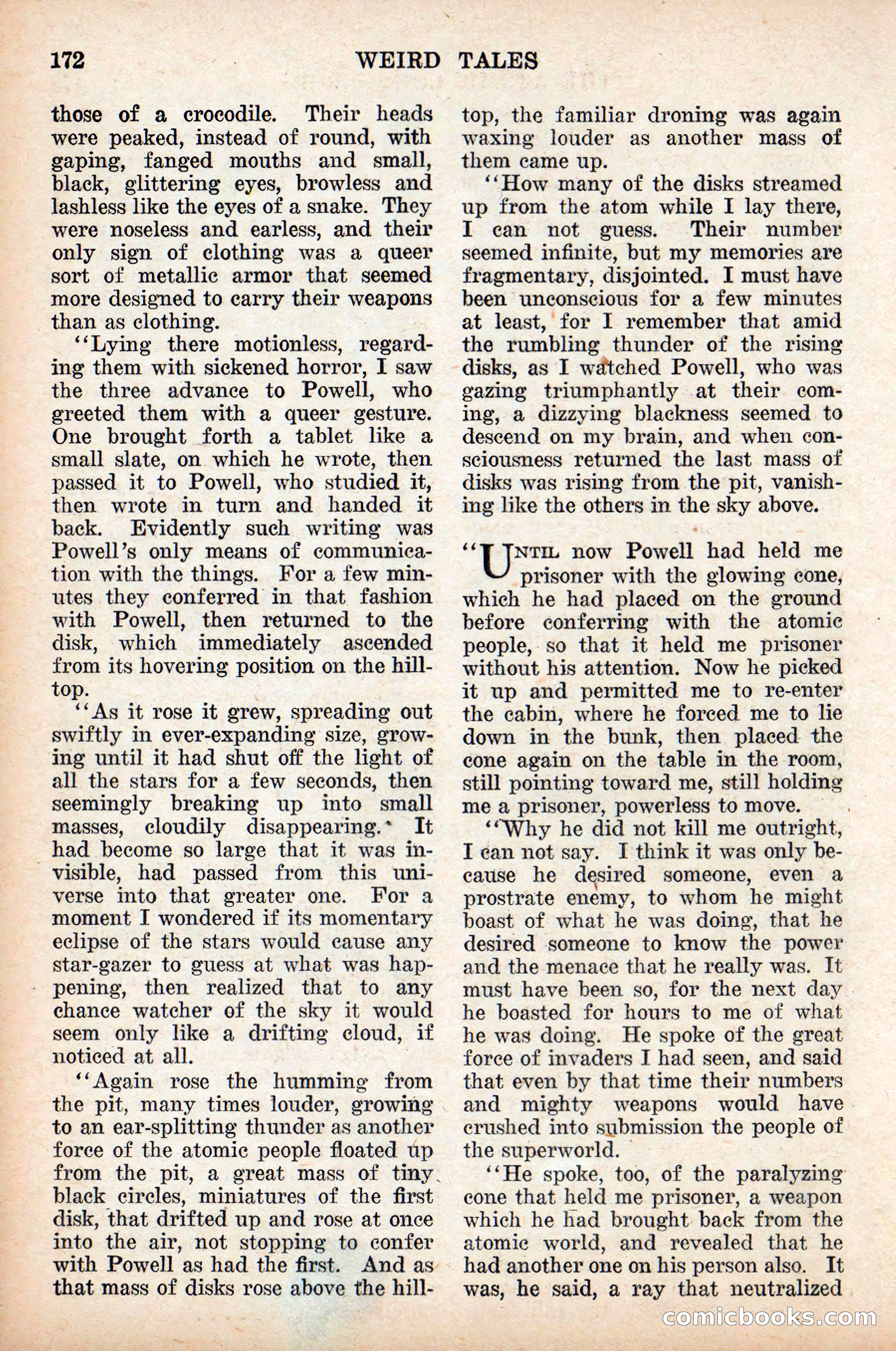 Weird Tales, Vol. 9 No. 2 — page 30 of 148