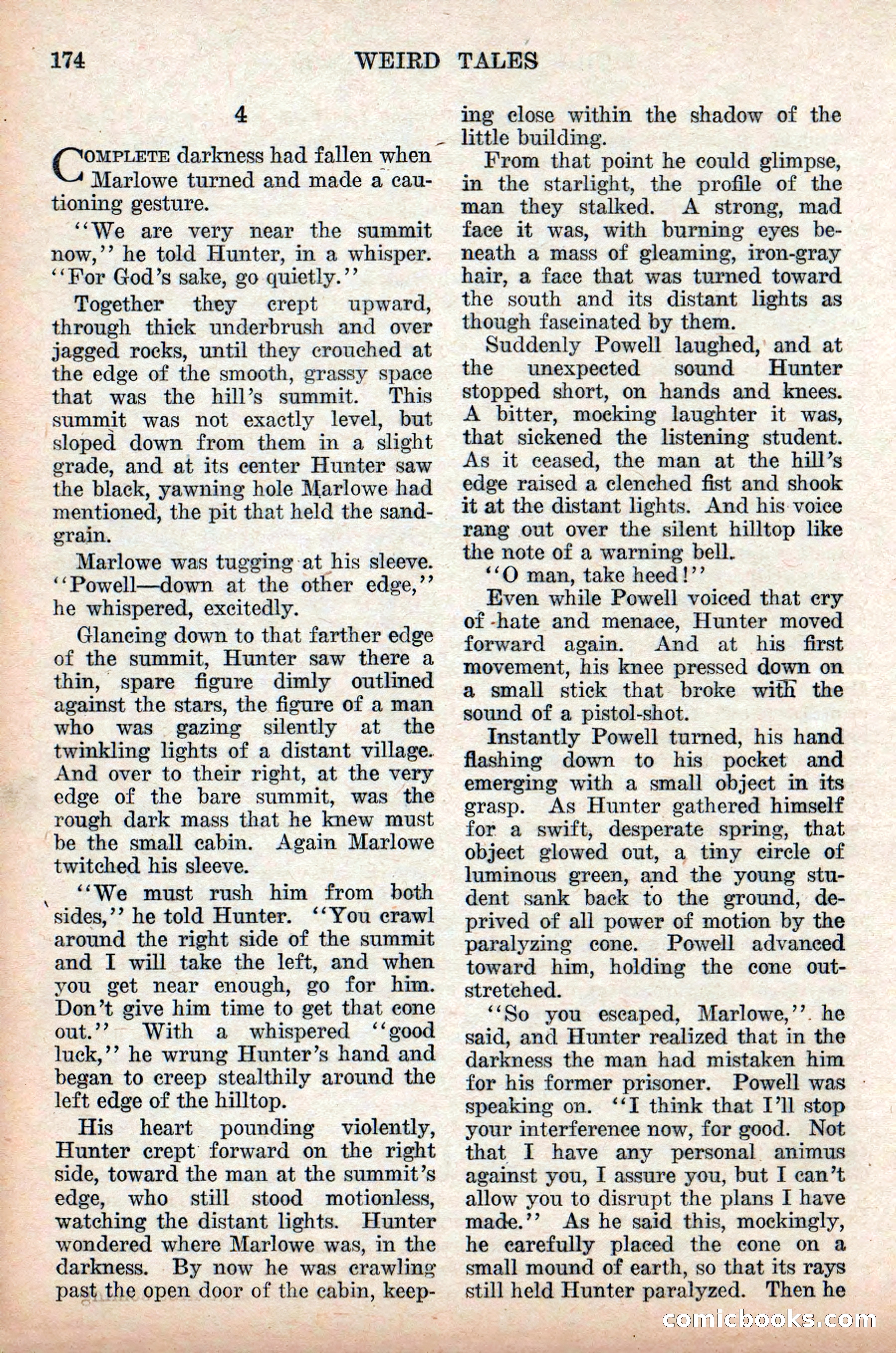 Weird Tales, Vol. 9 No. 2 — page 32 of 148