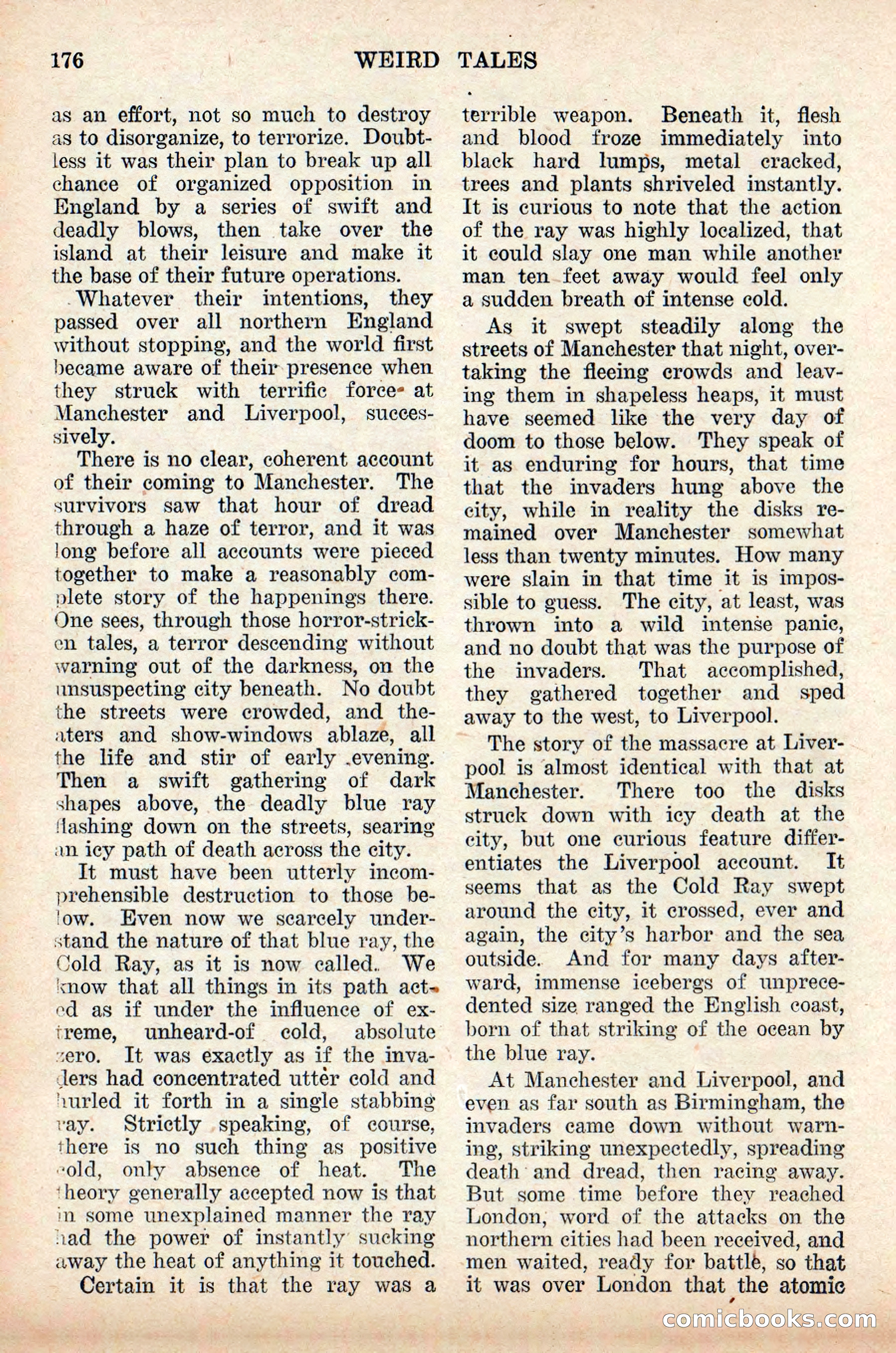 Weird Tales, Vol. 9 No. 2 — page 34 of 148