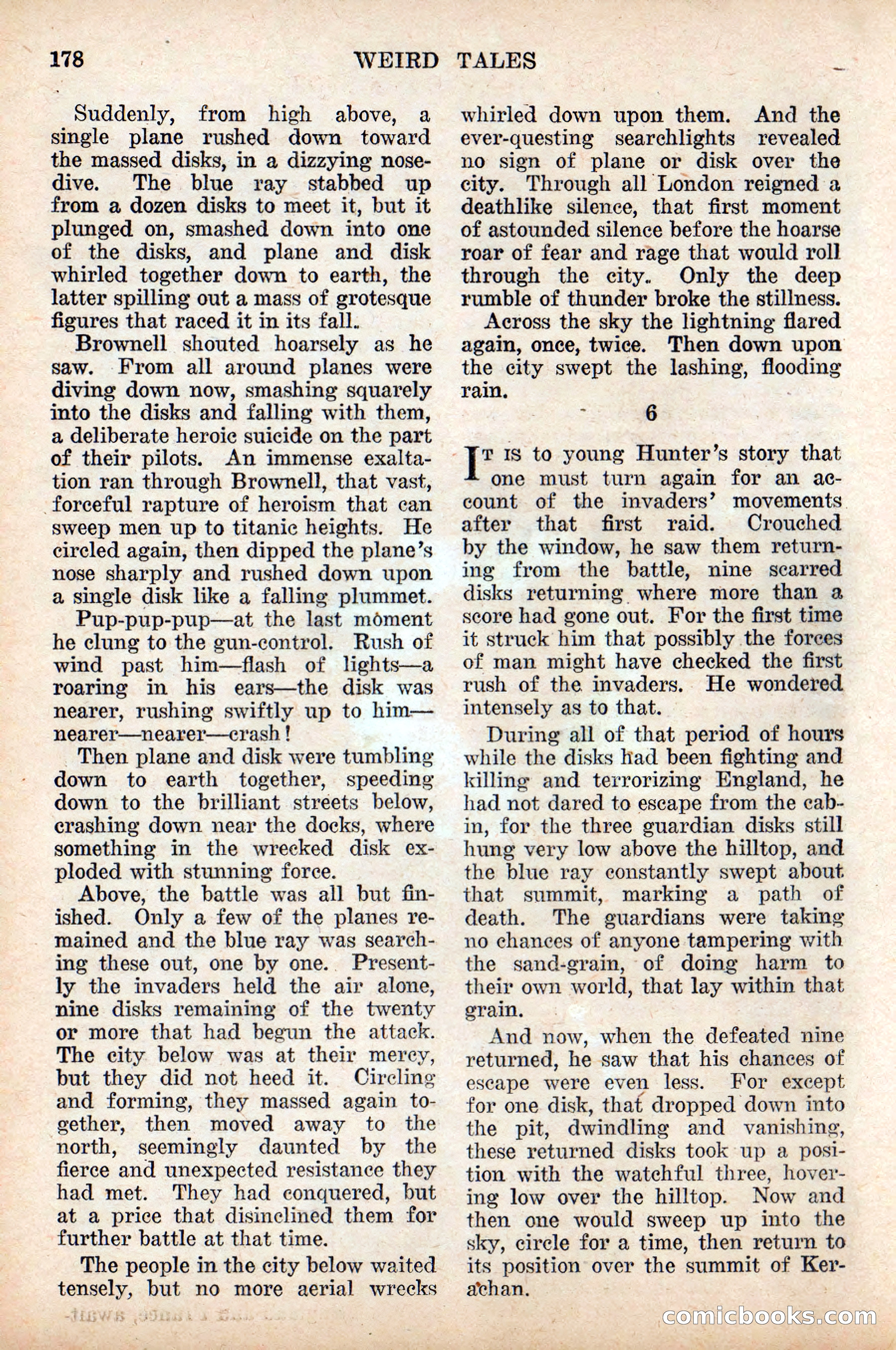 Weird Tales, Vol. 9 No. 2 — page 36 of 148