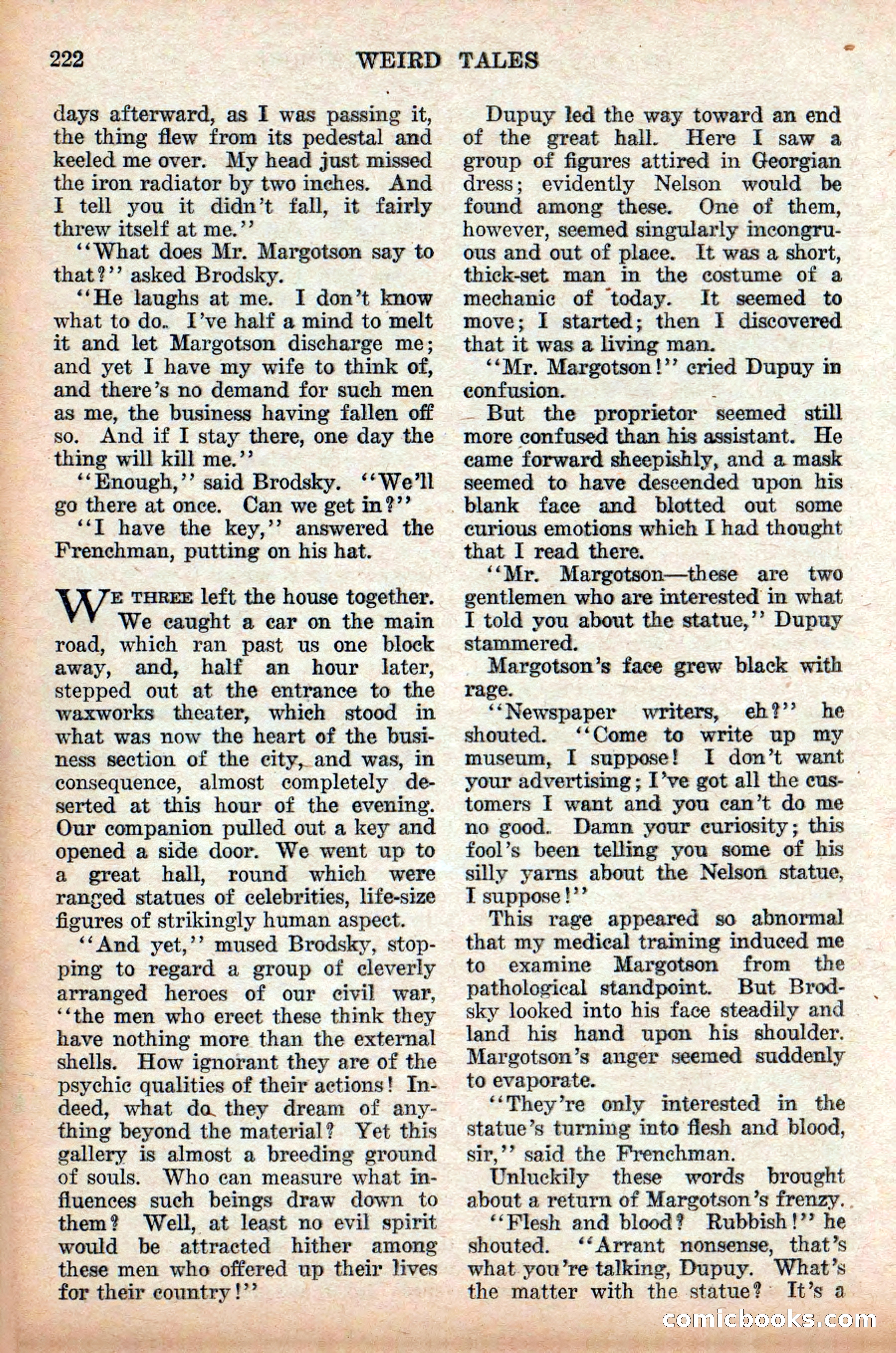 Weird Tales, Vol. 9 No. 2 — page 80 of 148