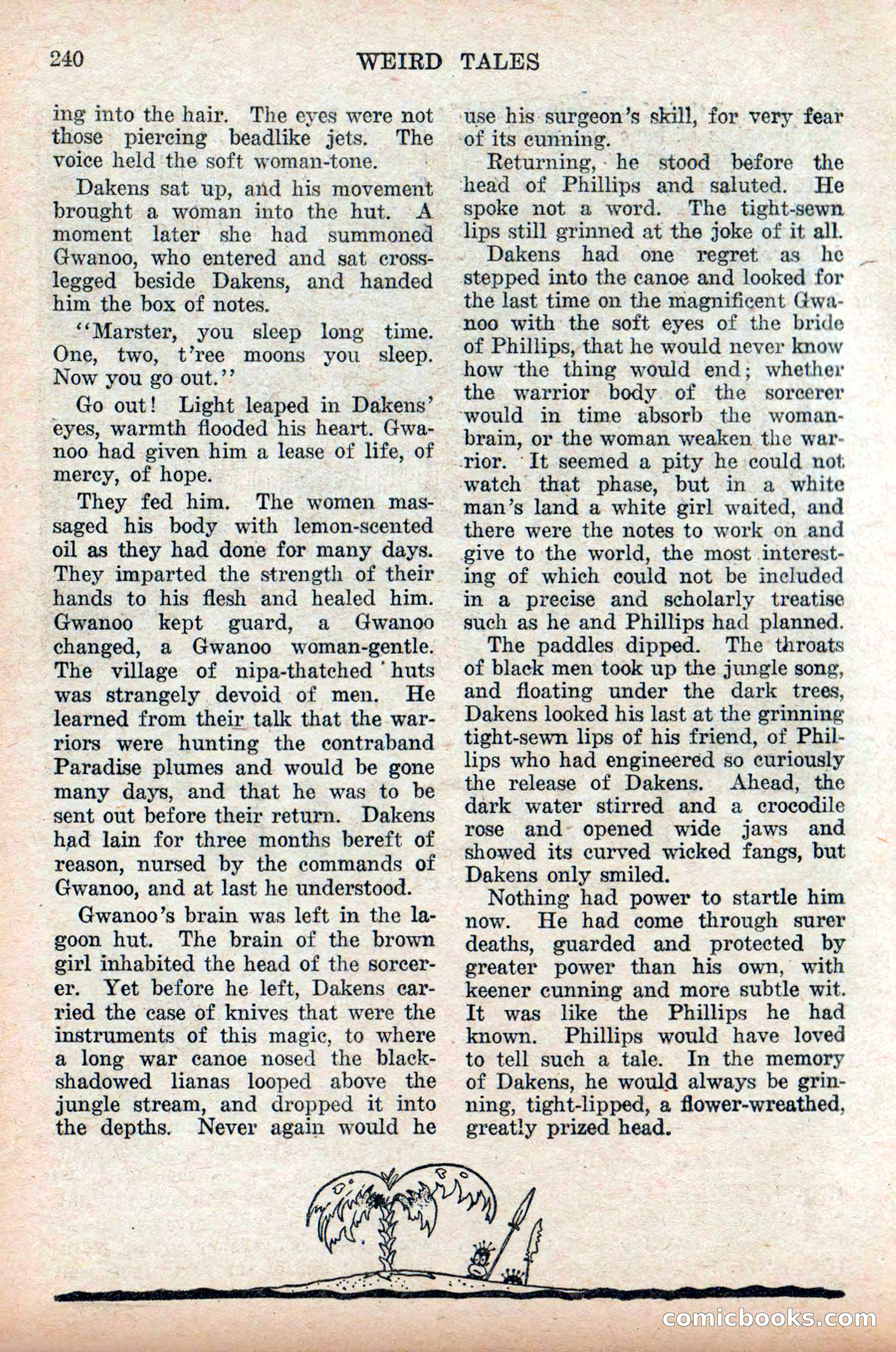 Weird Tales, Vol. 9 No. 2 — page 98 of 148