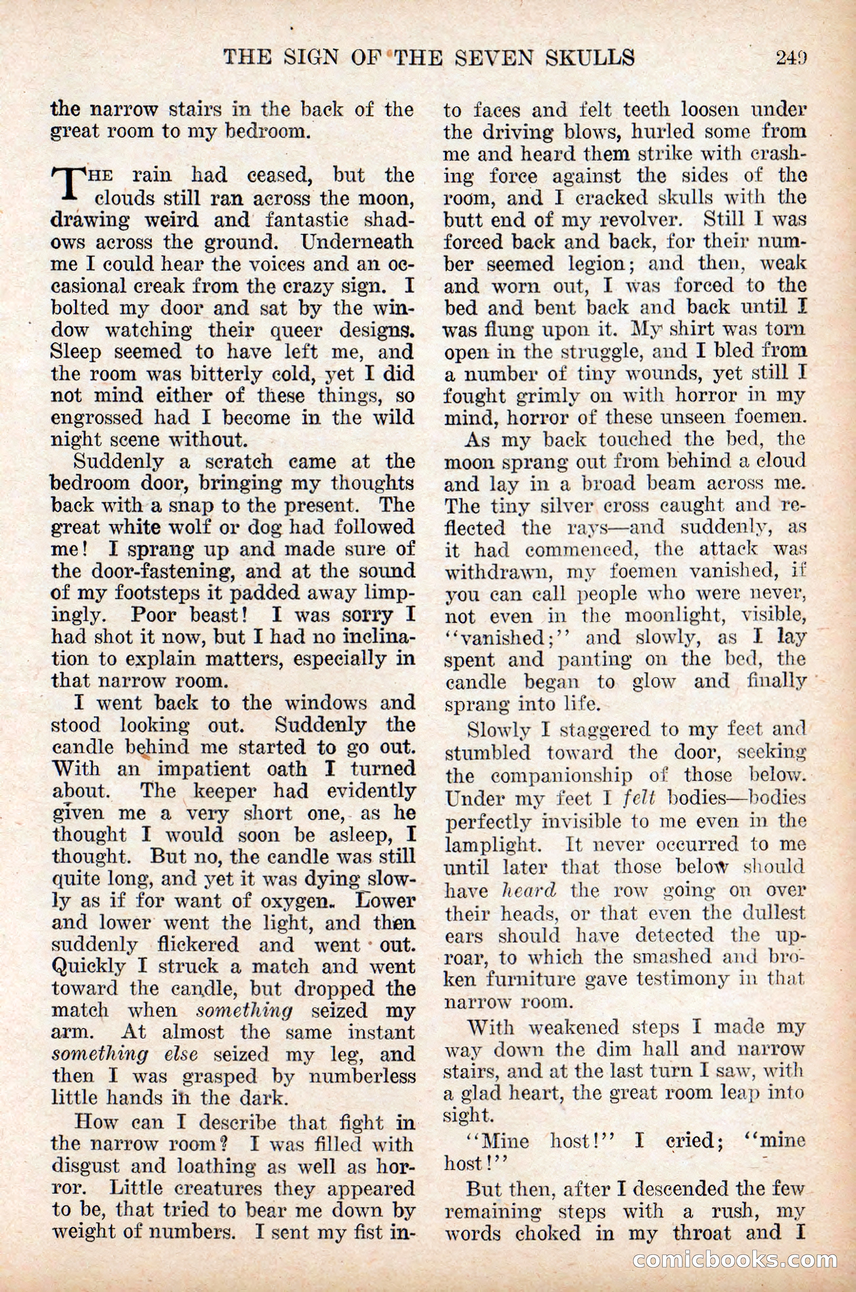 Weird Tales, Vol. 9 No. 2 — page 107 of 148