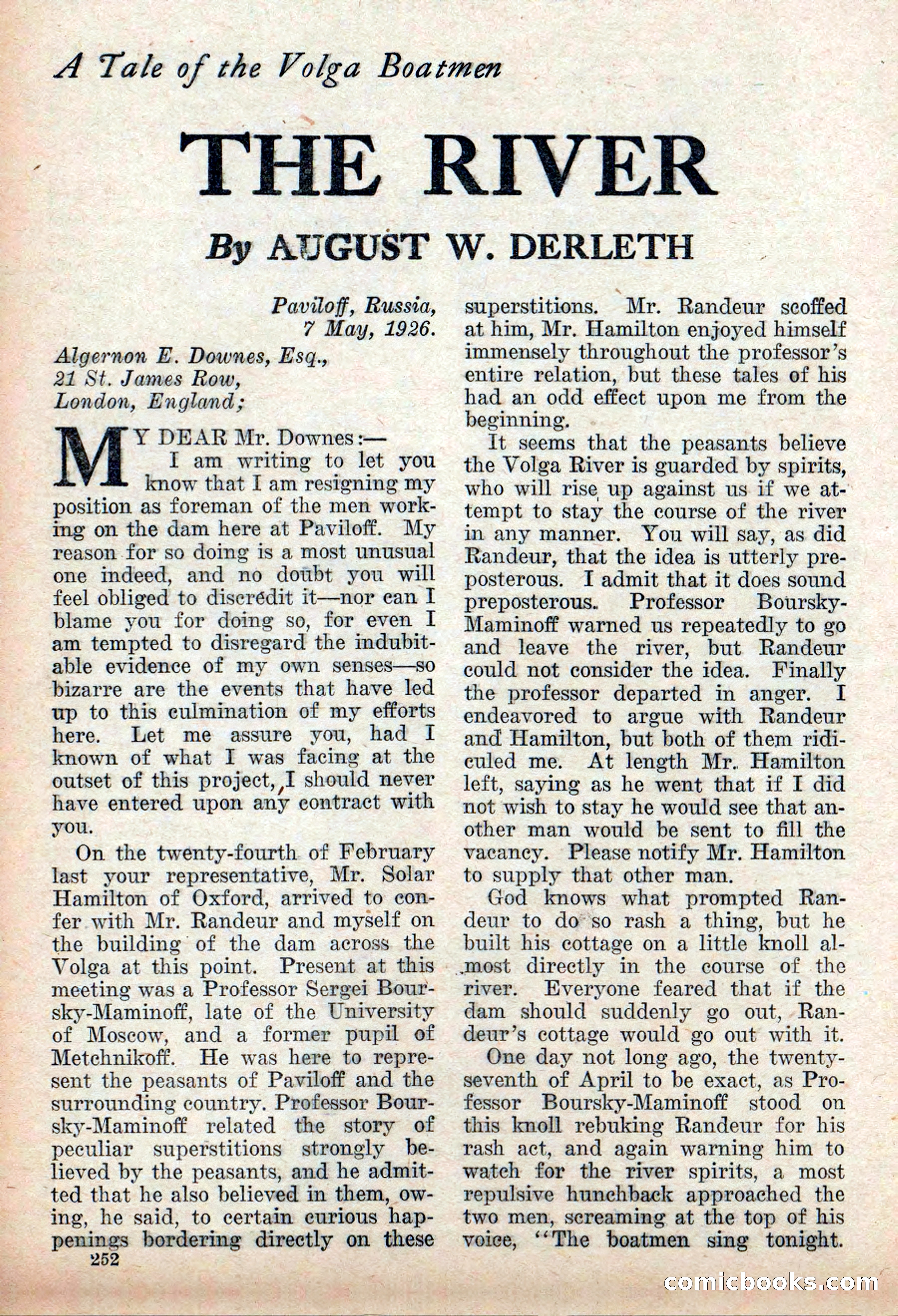 Weird Tales, Vol. 9 No. 2 — page 110 of 148