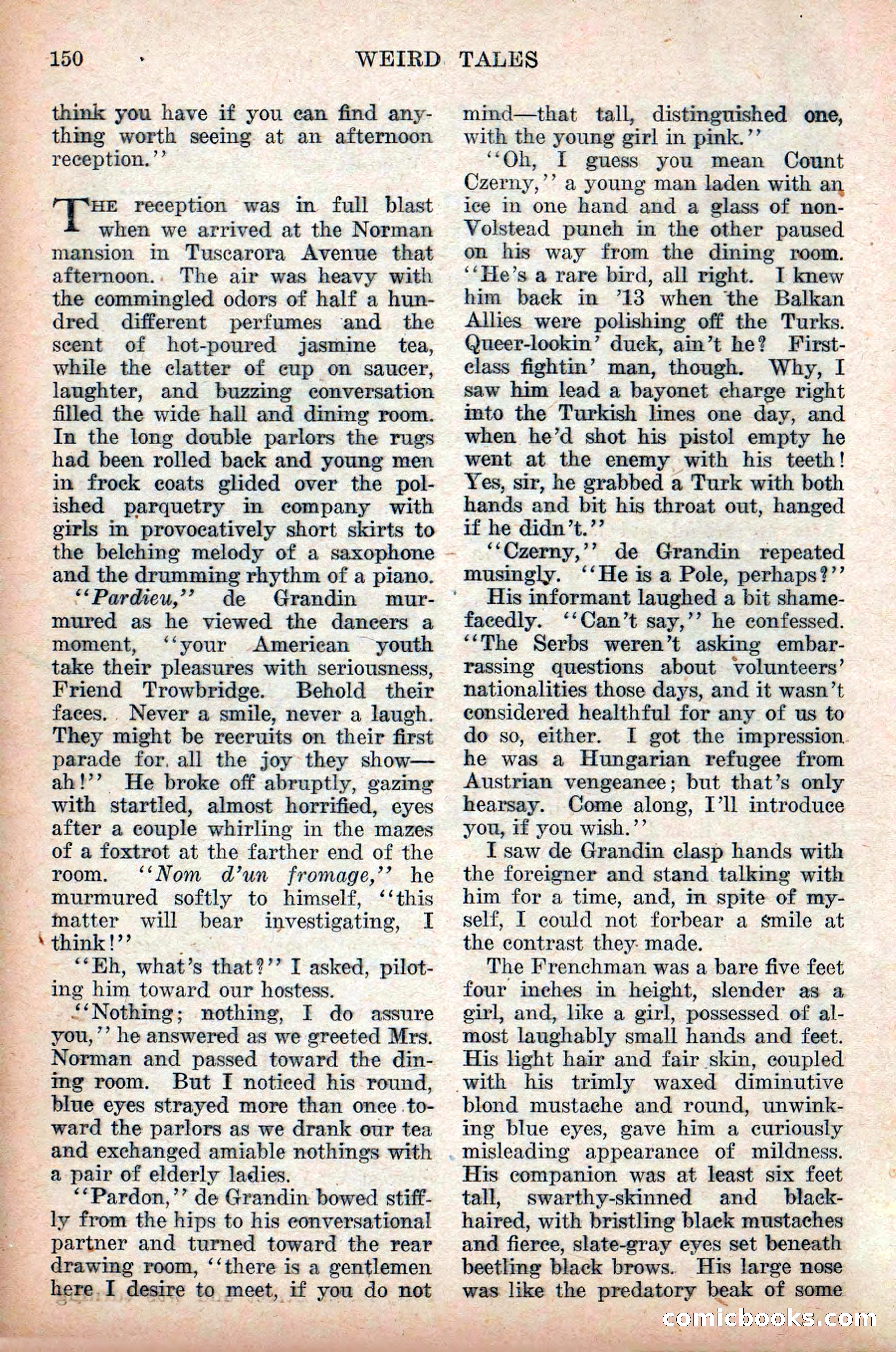 Weird Tales, Vol. 9, No. 2 — page 8 of 148