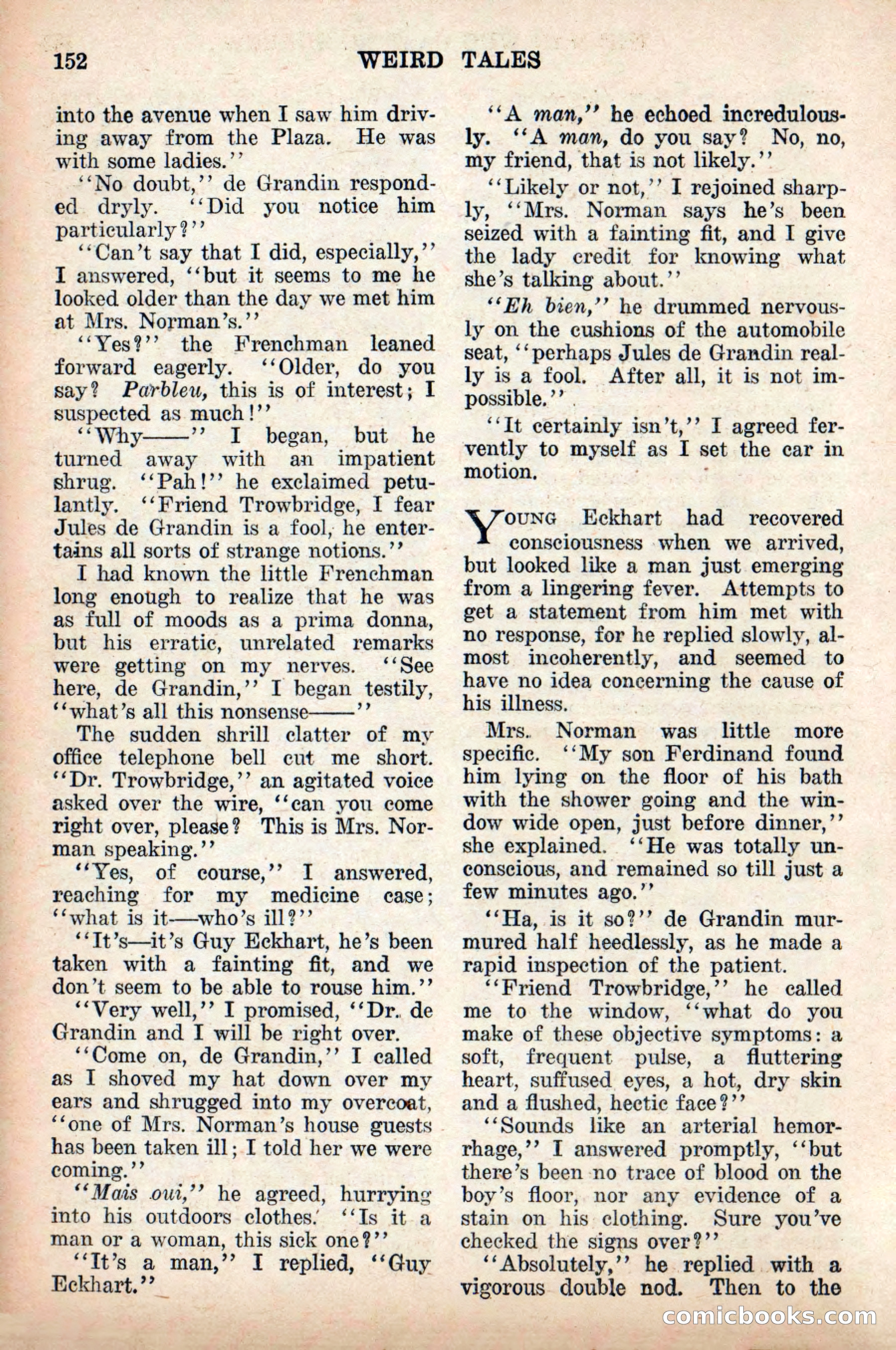 Weird Tales, Vol. 9, No. 2 — page 10 of 148
