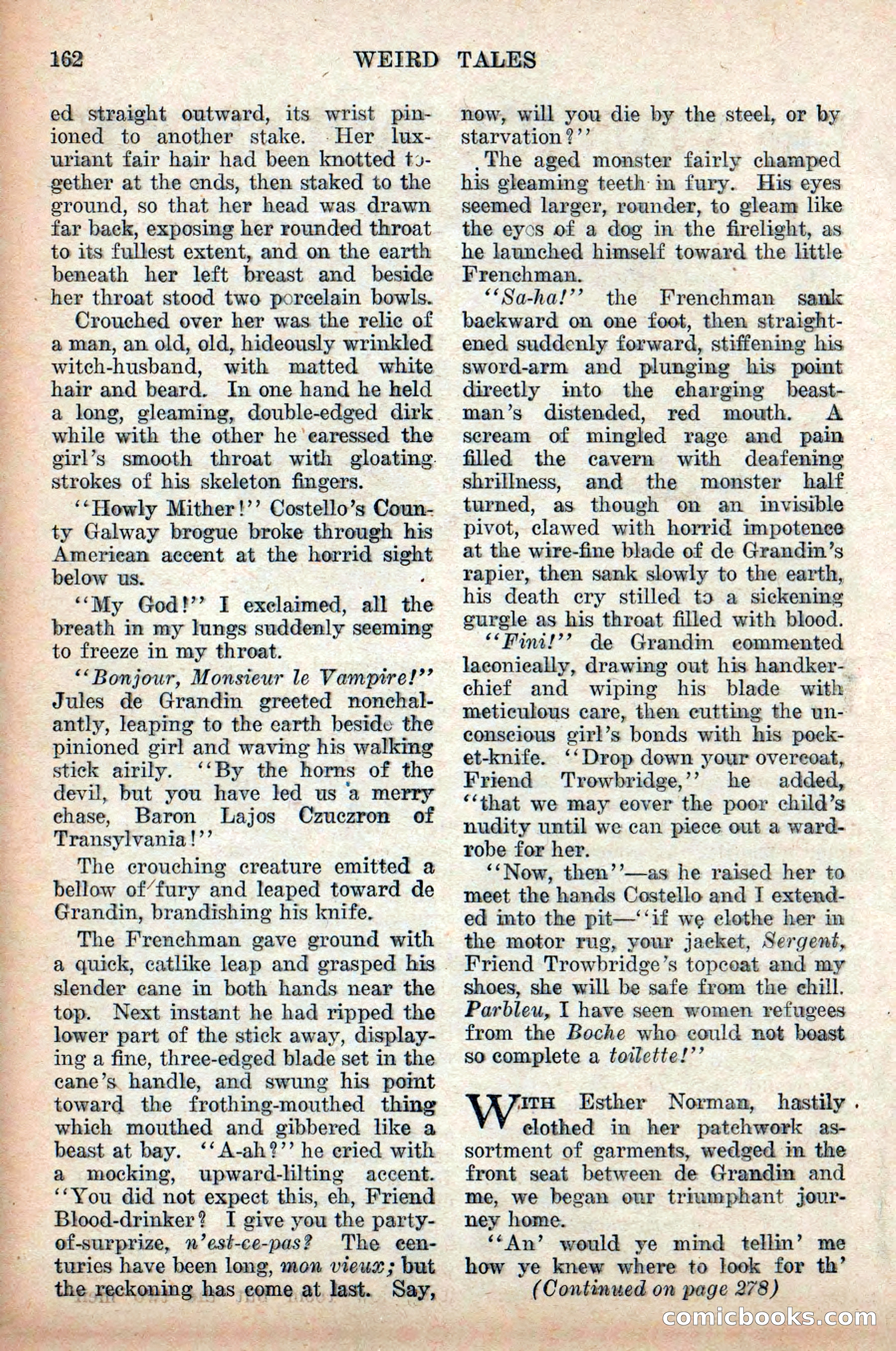 Weird Tales, Vol. 9, No. 2 — page 20 of 148