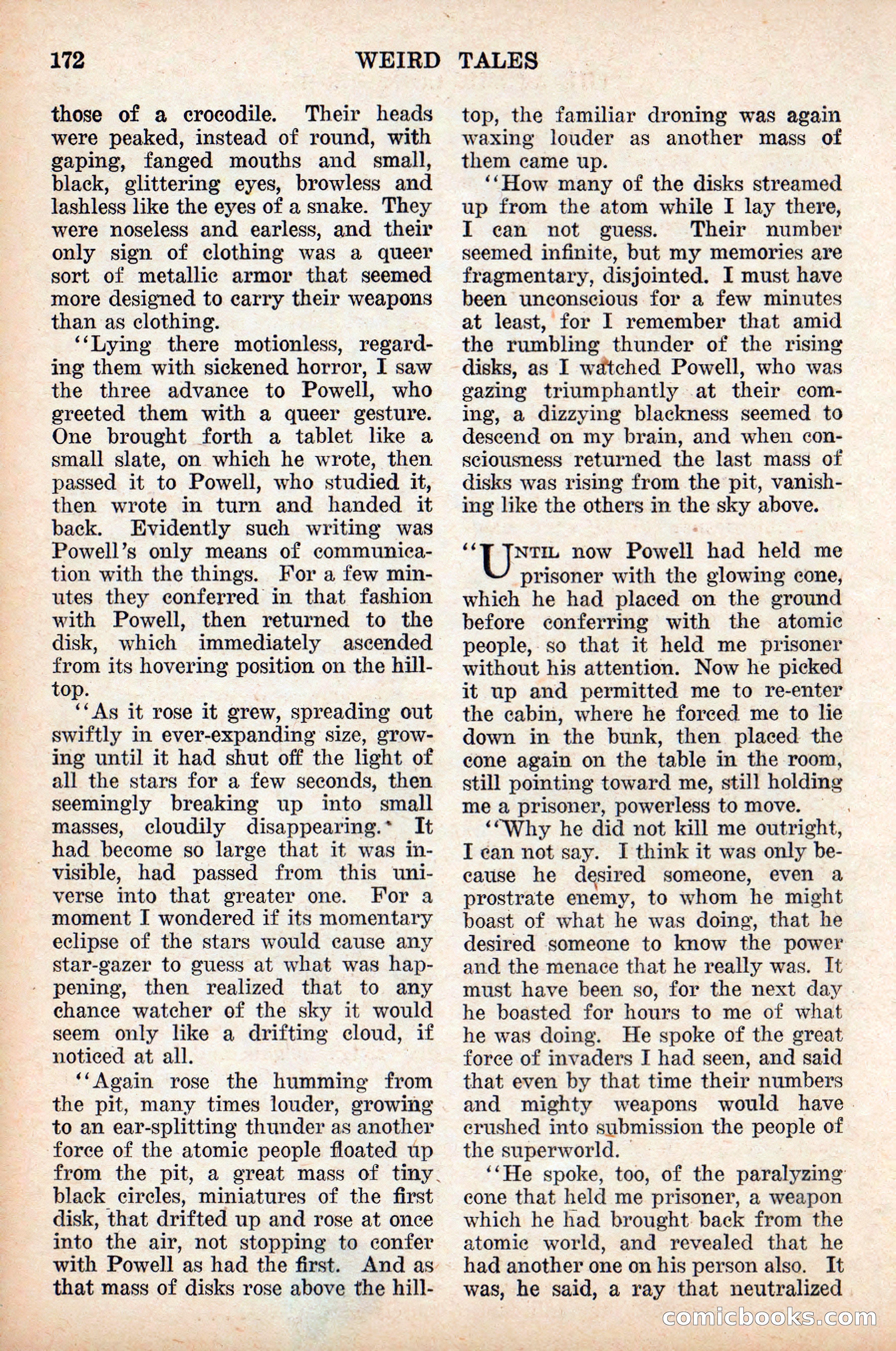 Weird Tales, Vol. 9, No. 2 — page 30 of 148