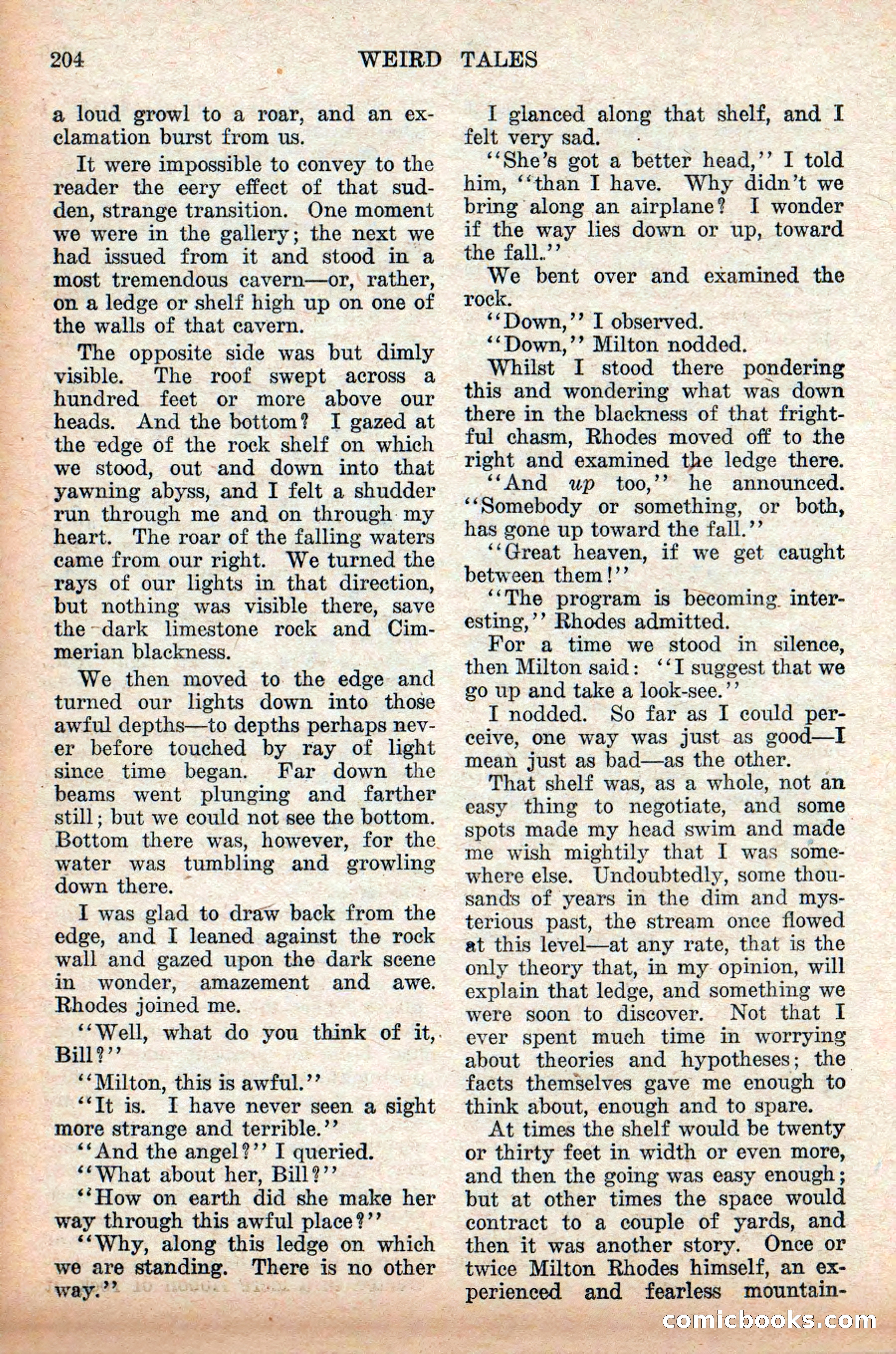 Weird Tales, Vol. 9, No. 2 — page 62 of 148