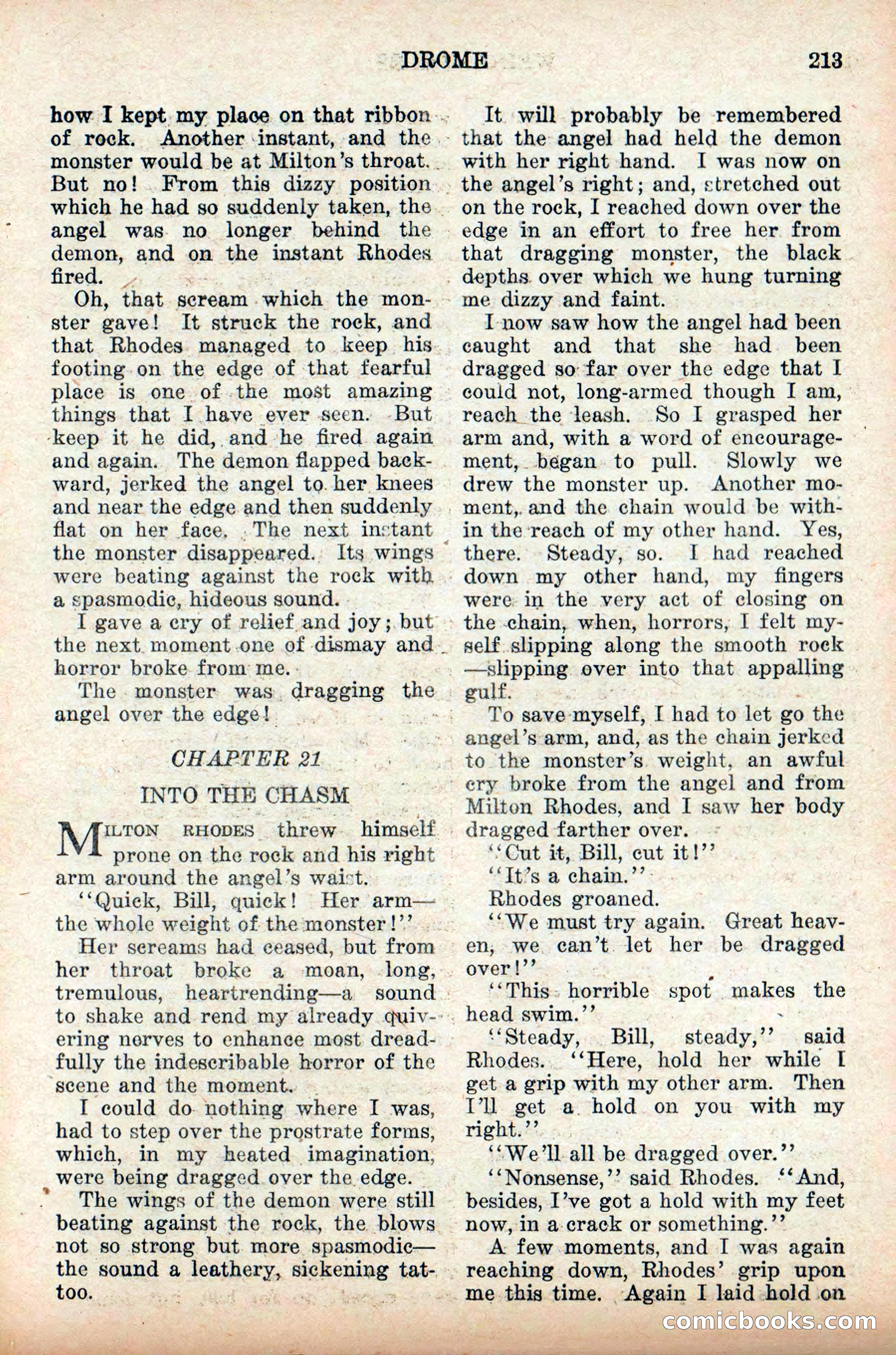 Weird Tales, Vol. 9, No. 2 — page 71 of 148
