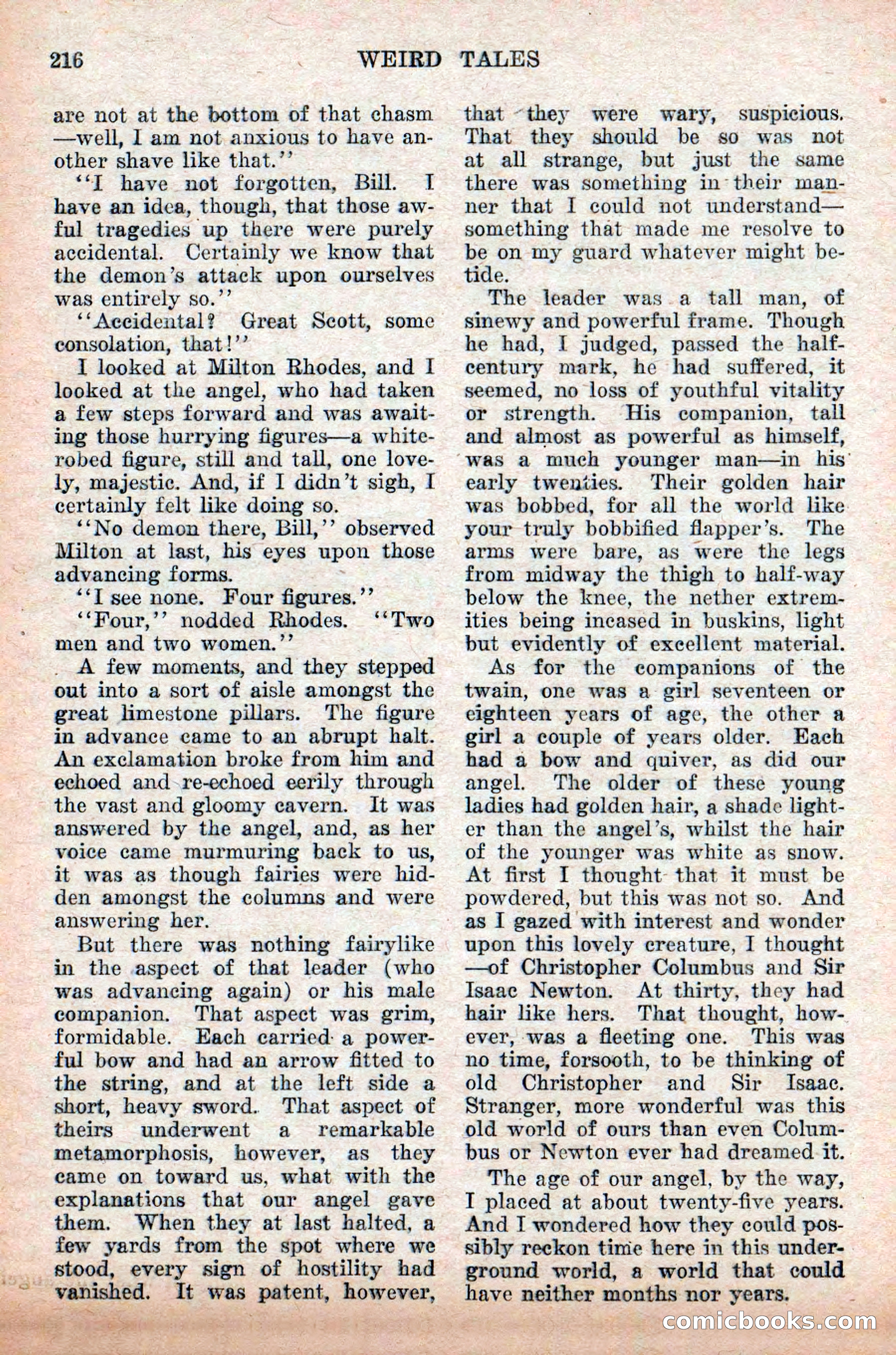 Weird Tales, Vol. 9, No. 2 — page 74 of 148