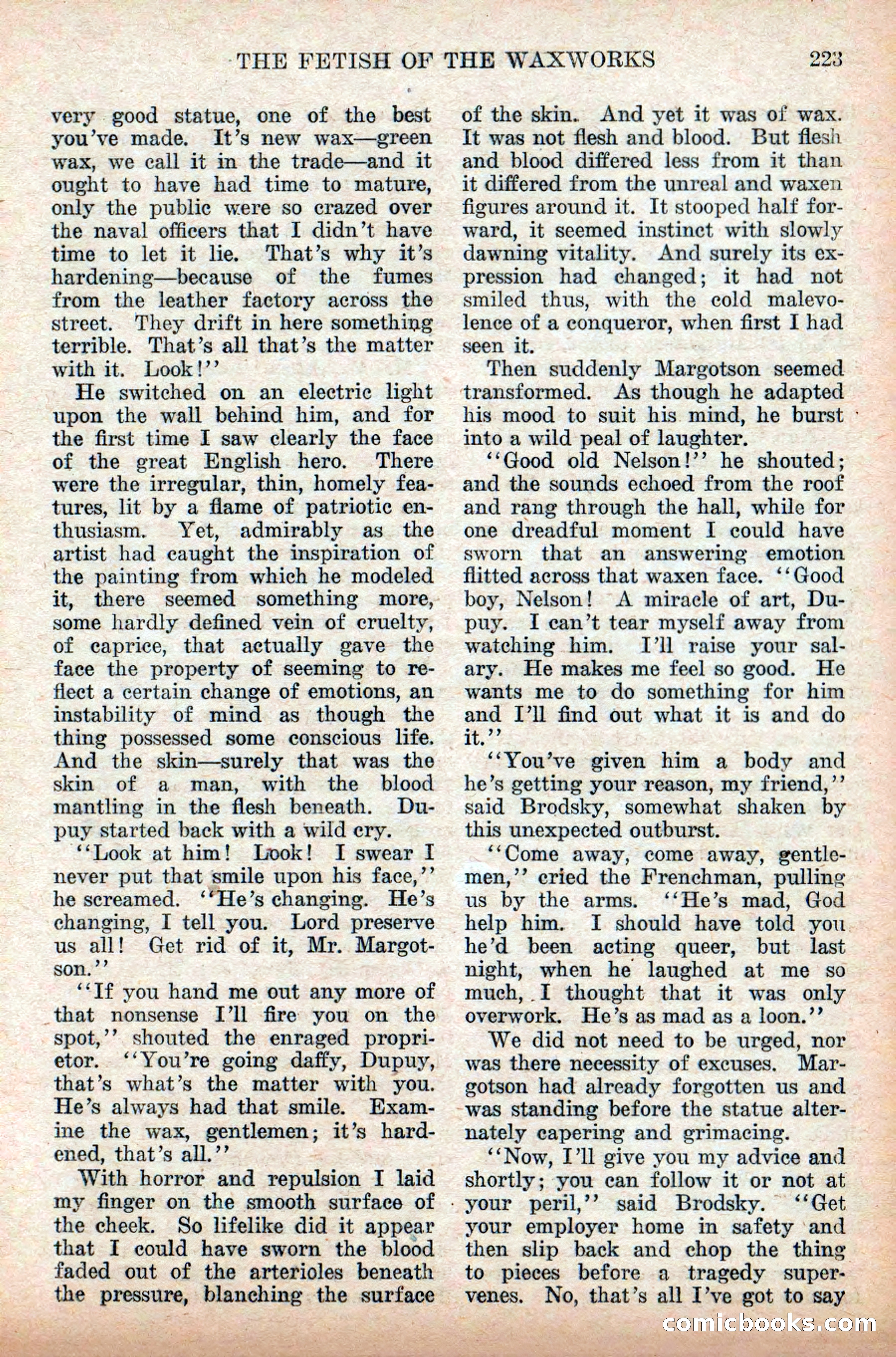 Weird Tales, Vol. 9, No. 2 — page 81 of 148