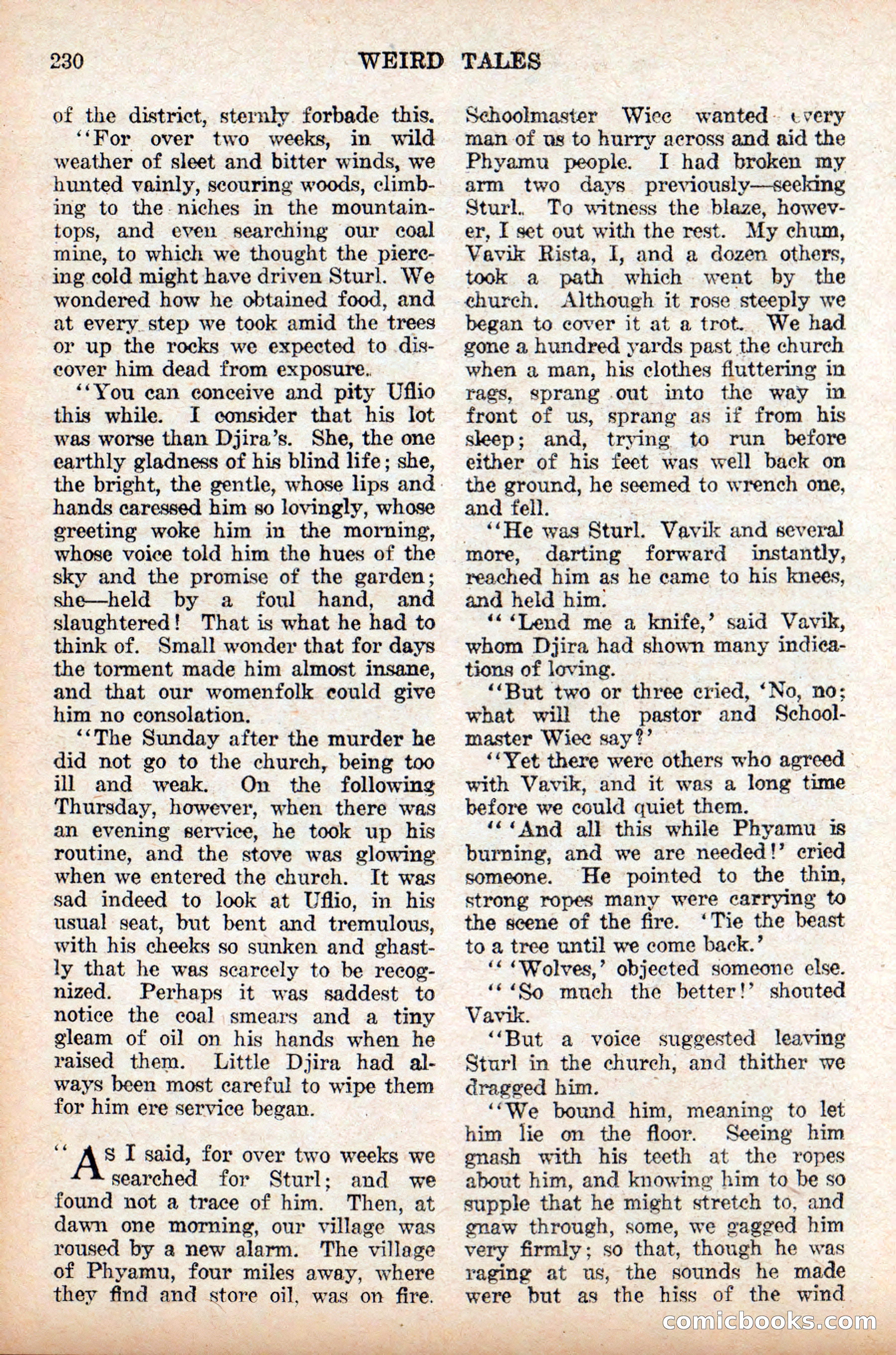 Weird Tales, Vol. 9, No. 2 — page 88 of 148