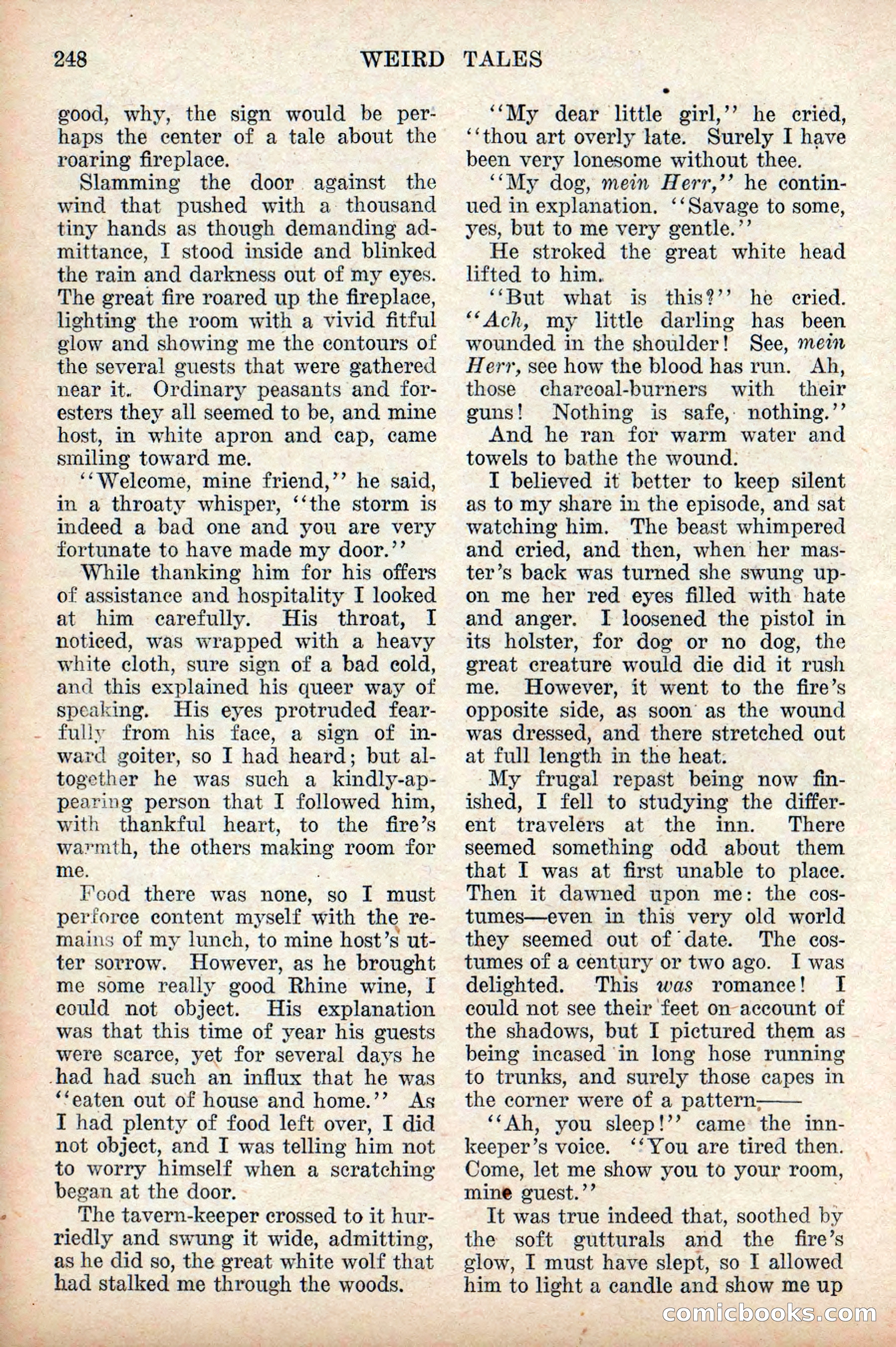 Weird Tales, Vol. 9, No. 2 — page 106 of 148