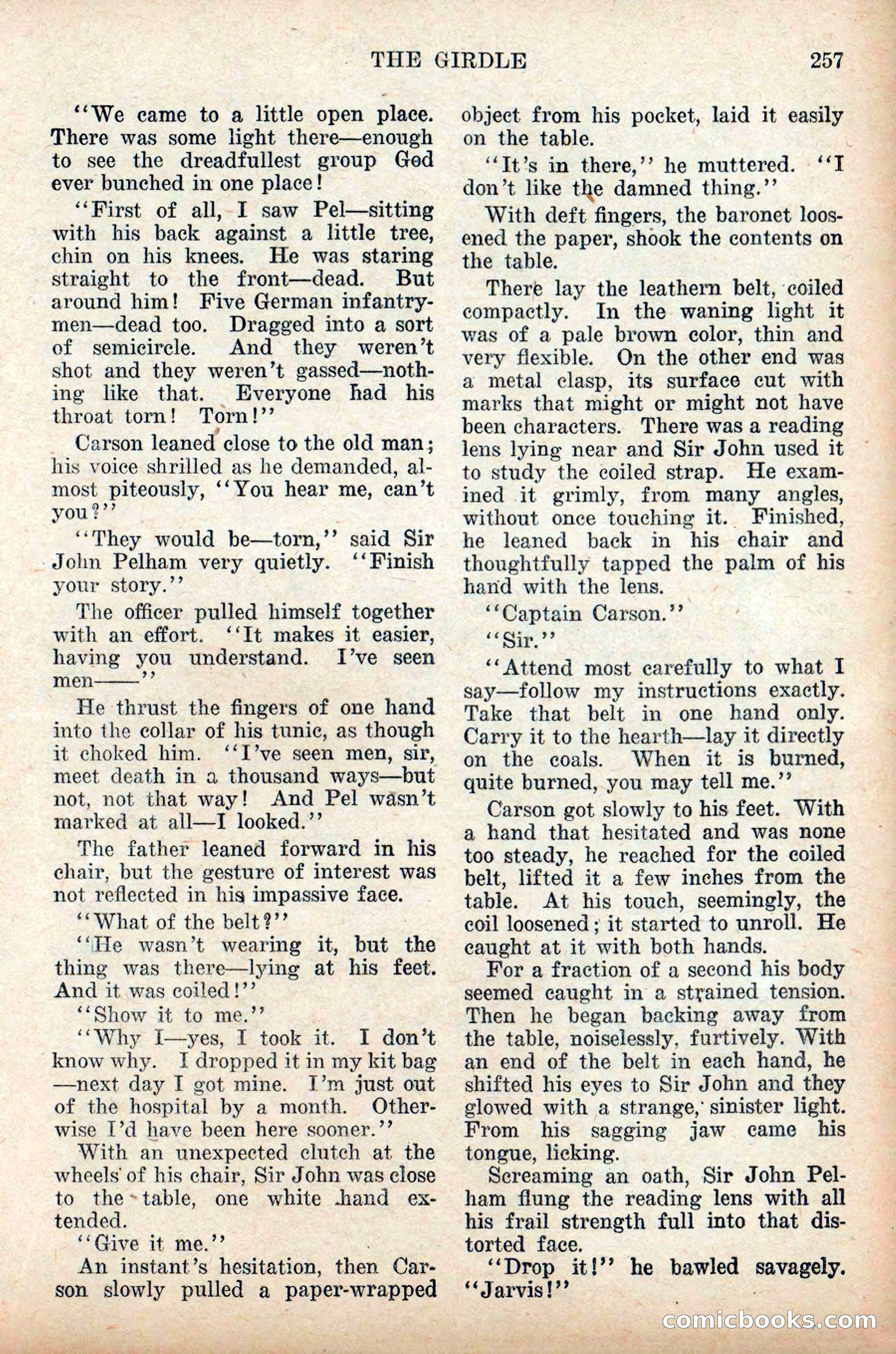 Weird Tales, Vol. 9, No. 2 — page 115 of 148