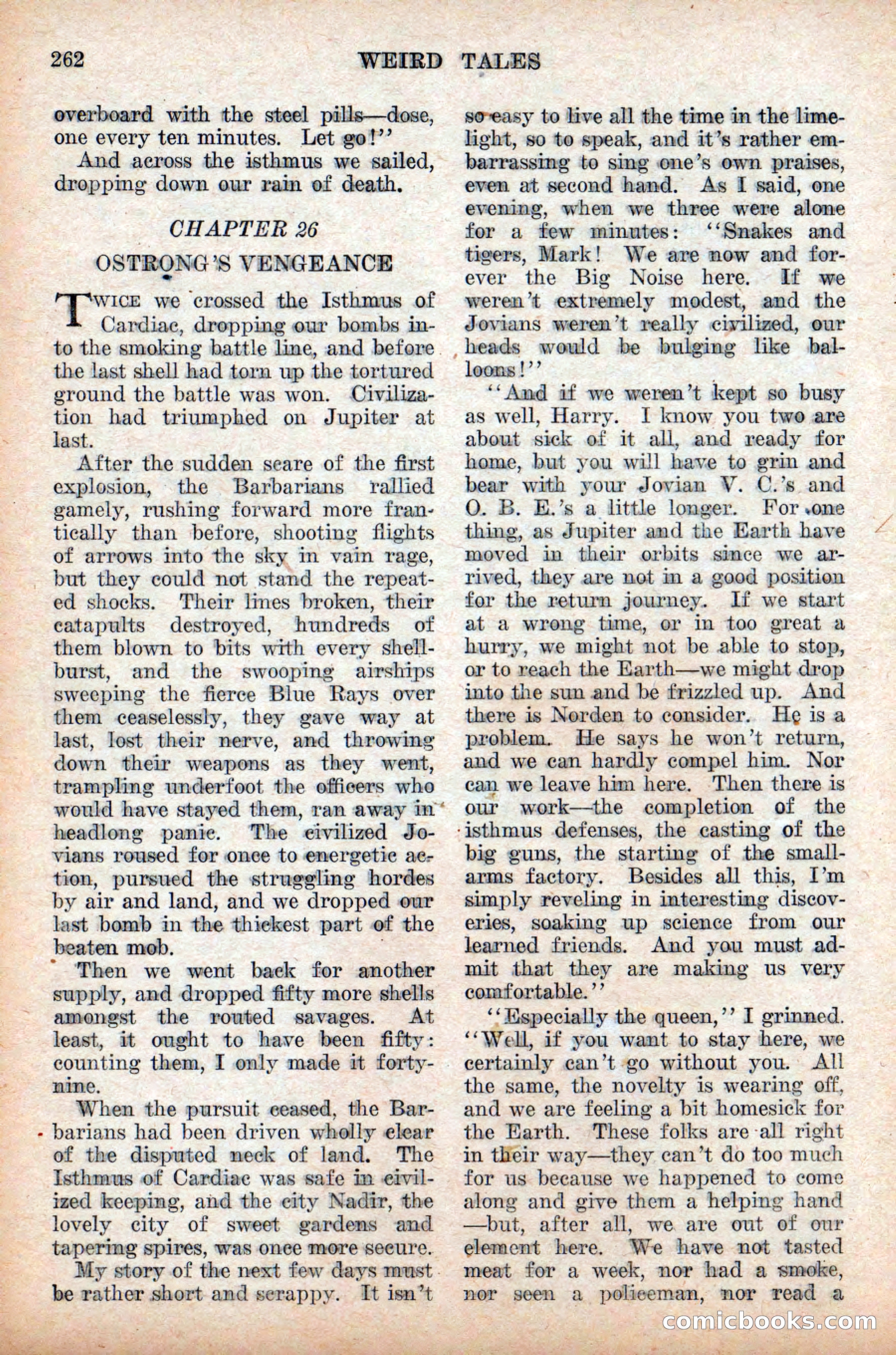 Weird Tales, Vol. 9, No. 2 — page 120 of 148