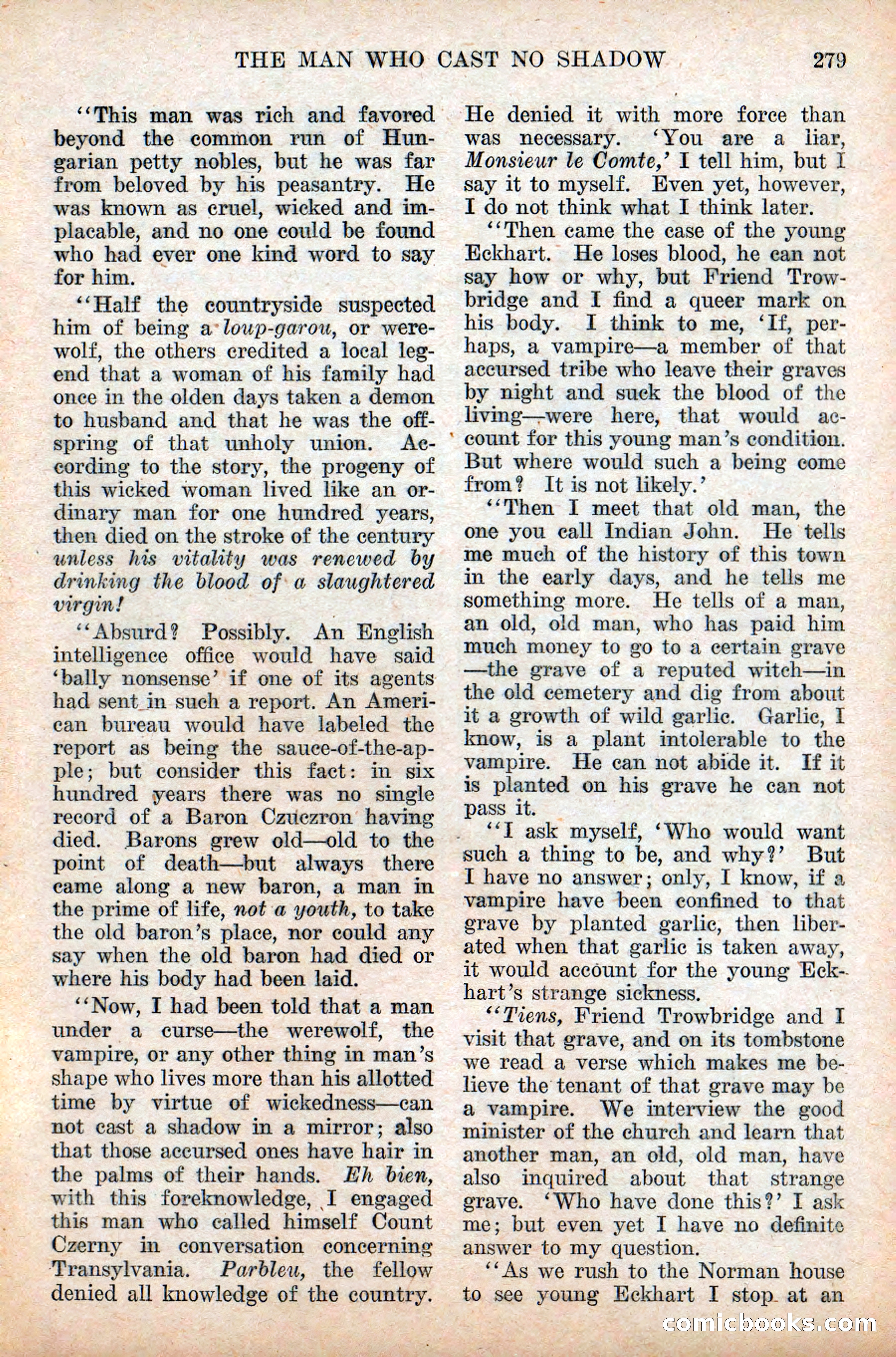 Weird Tales, Vol. 9, No. 2 — page 137 of 148
