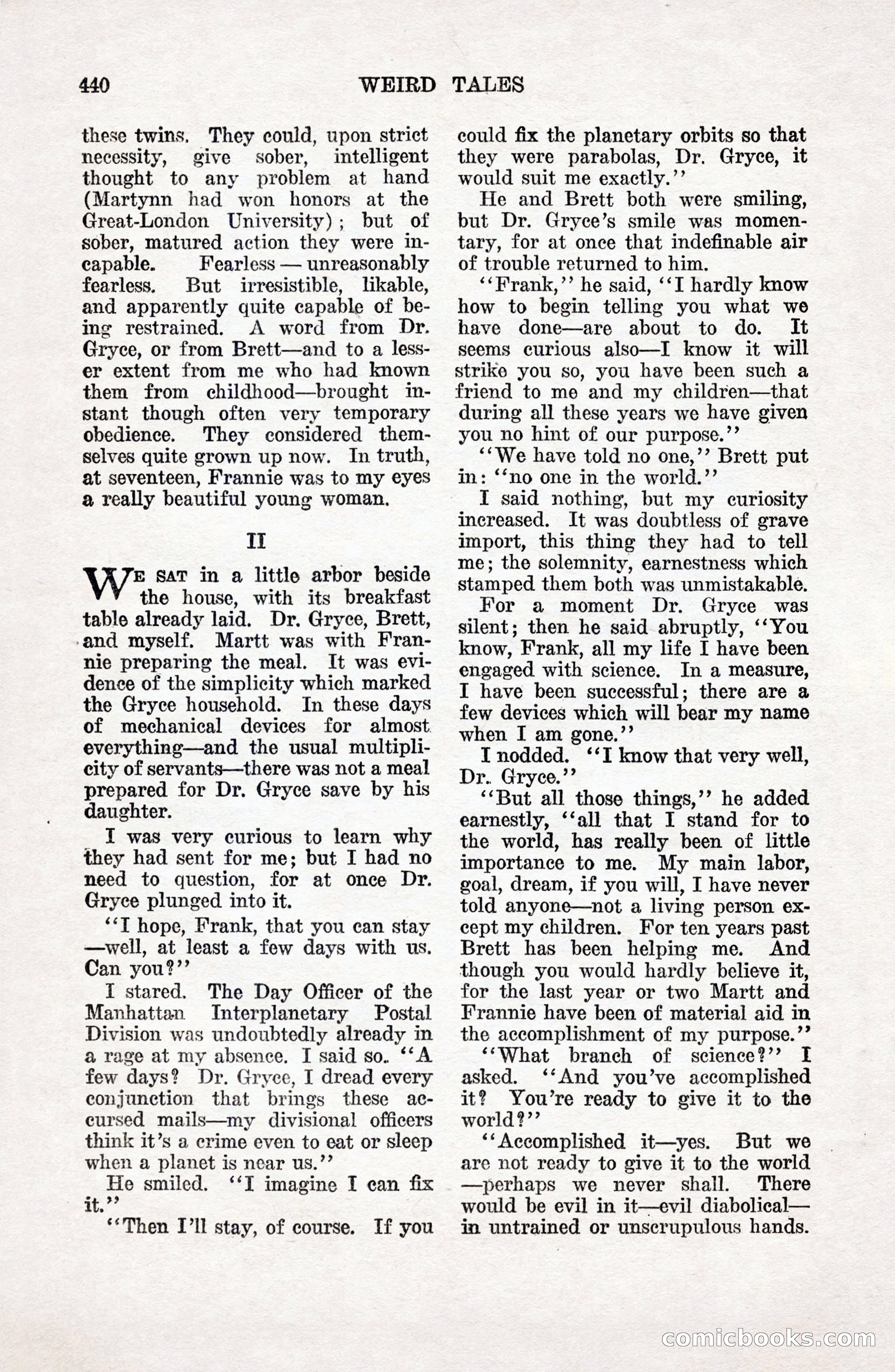 Weird Tales, Vol. 9 No. 4 — page 10 of 148