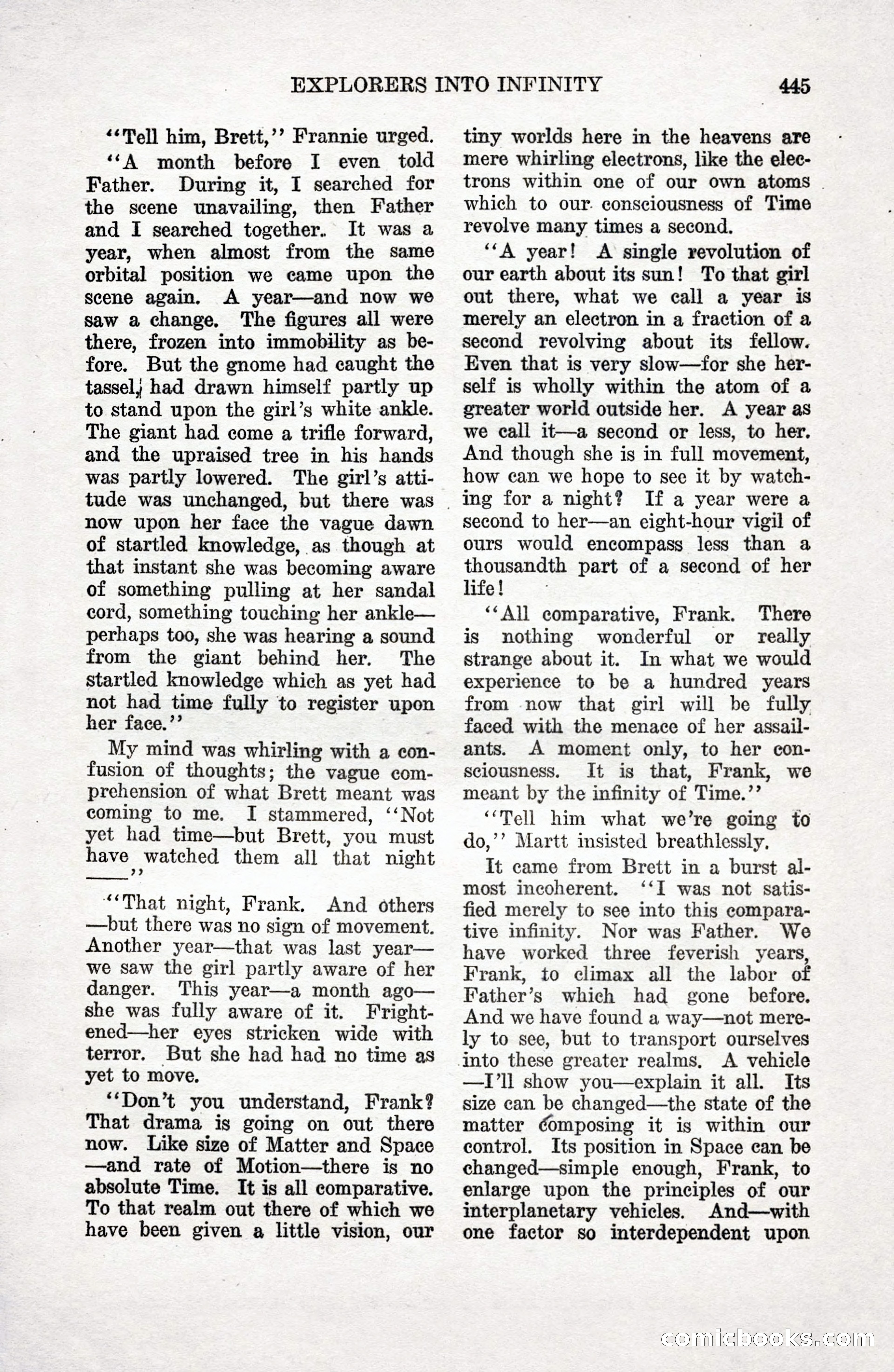 Weird Tales, Vol. 9 No. 4 — page 15 of 148