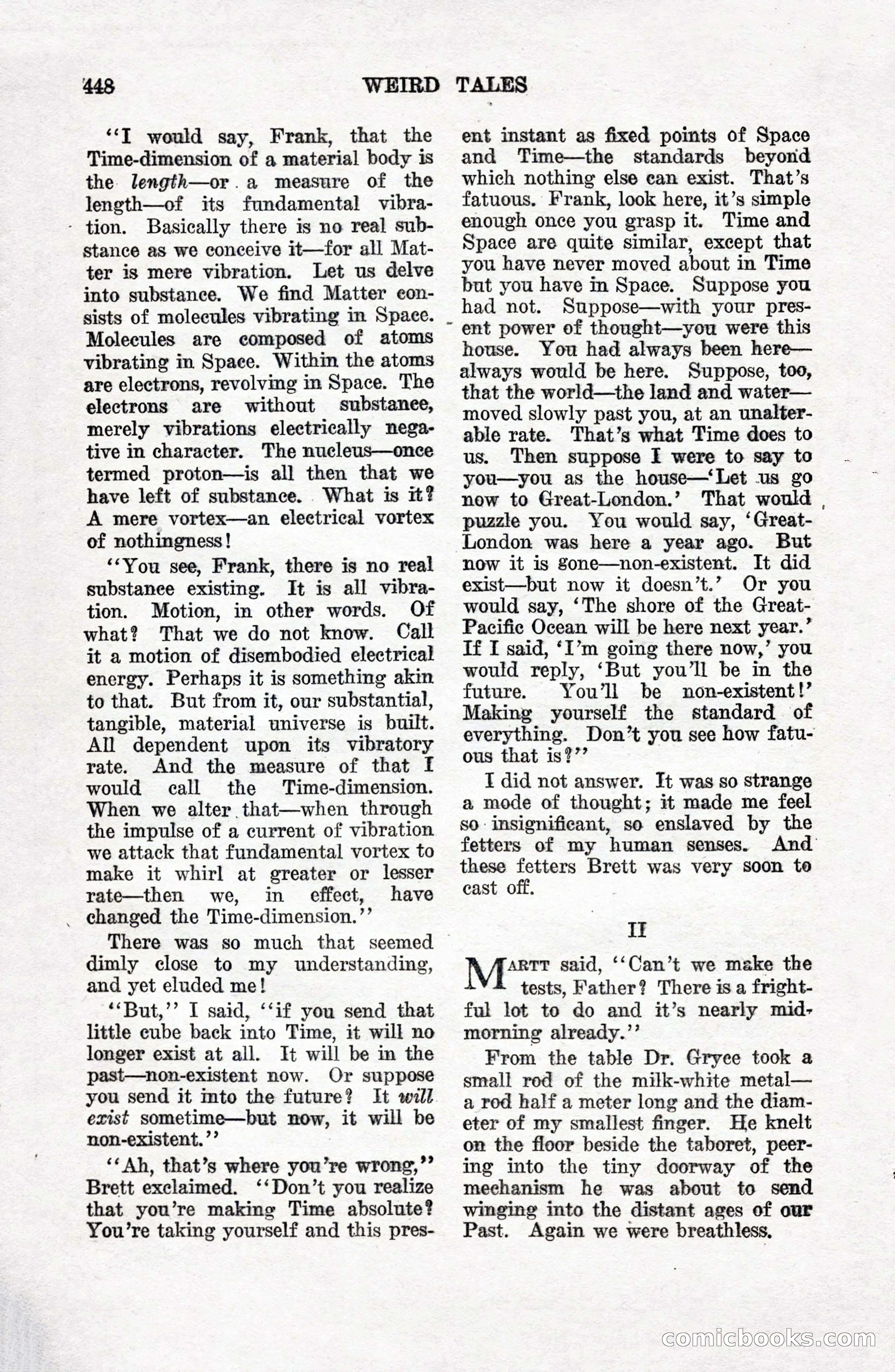 Weird Tales, Vol. 9 No. 4 — page 18 of 148