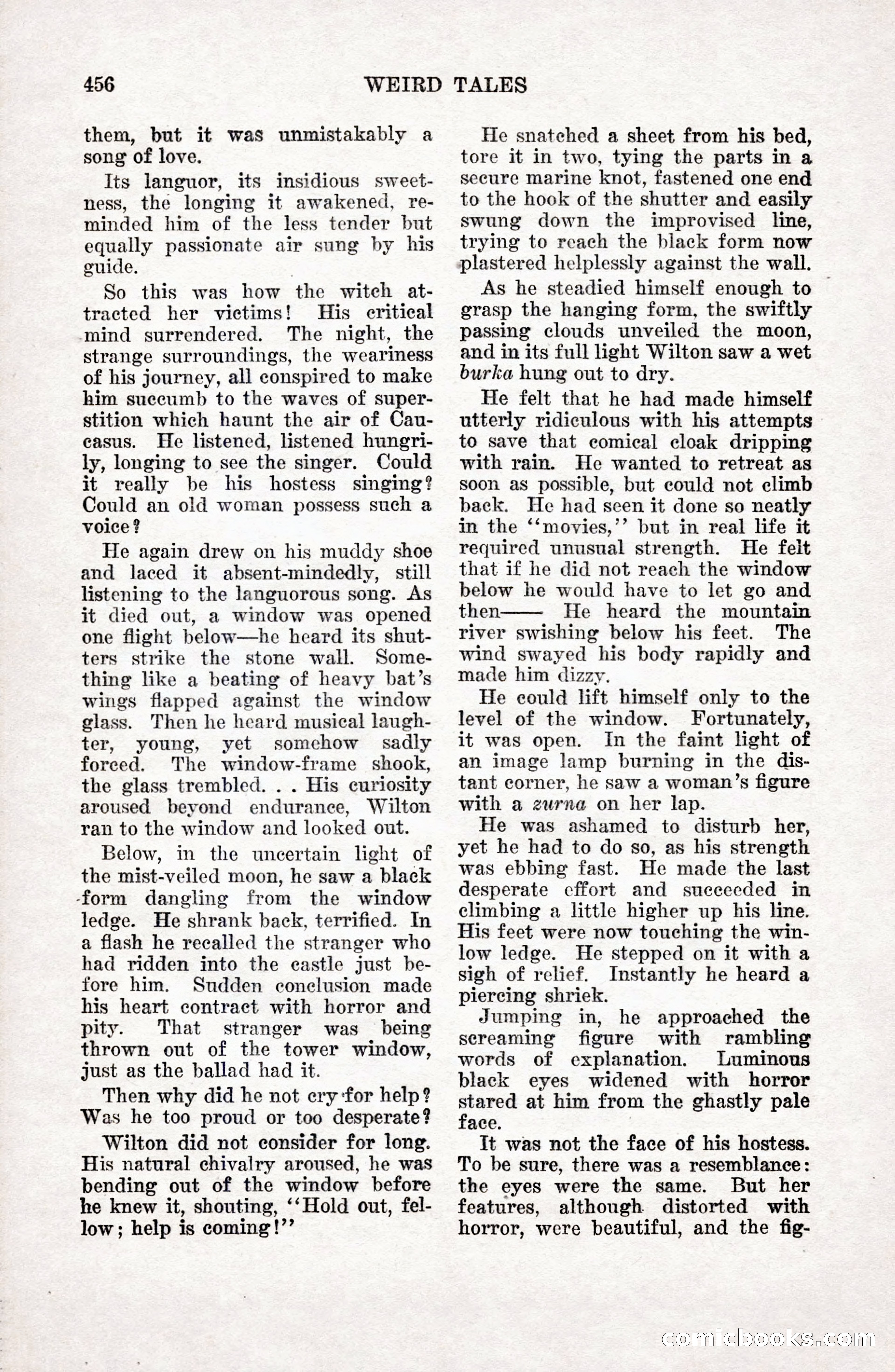Weird Tales, Vol. 9 No. 4 — page 26 of 148