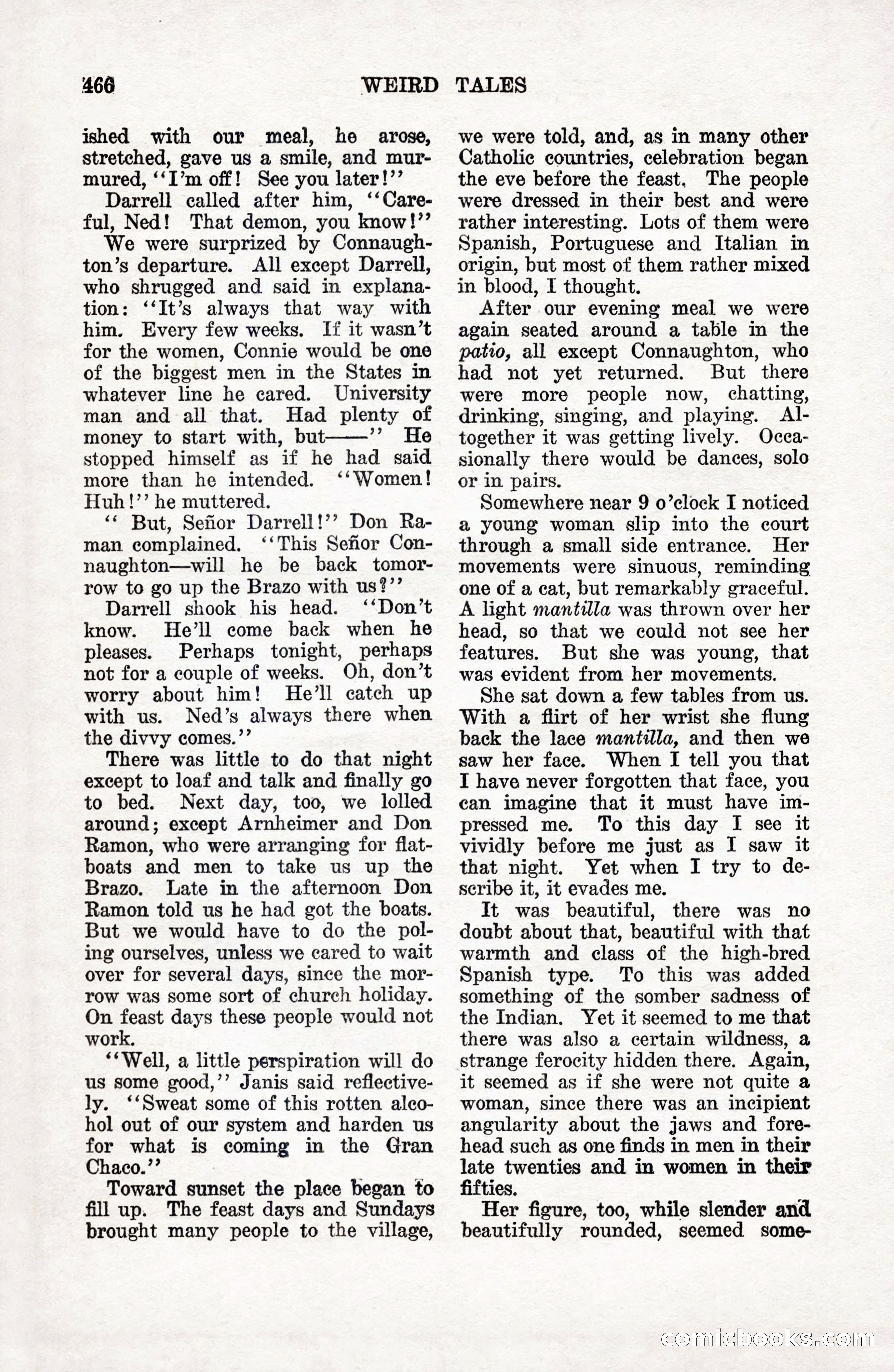 Weird Tales, Vol. 9 No. 4 — page 36 of 148