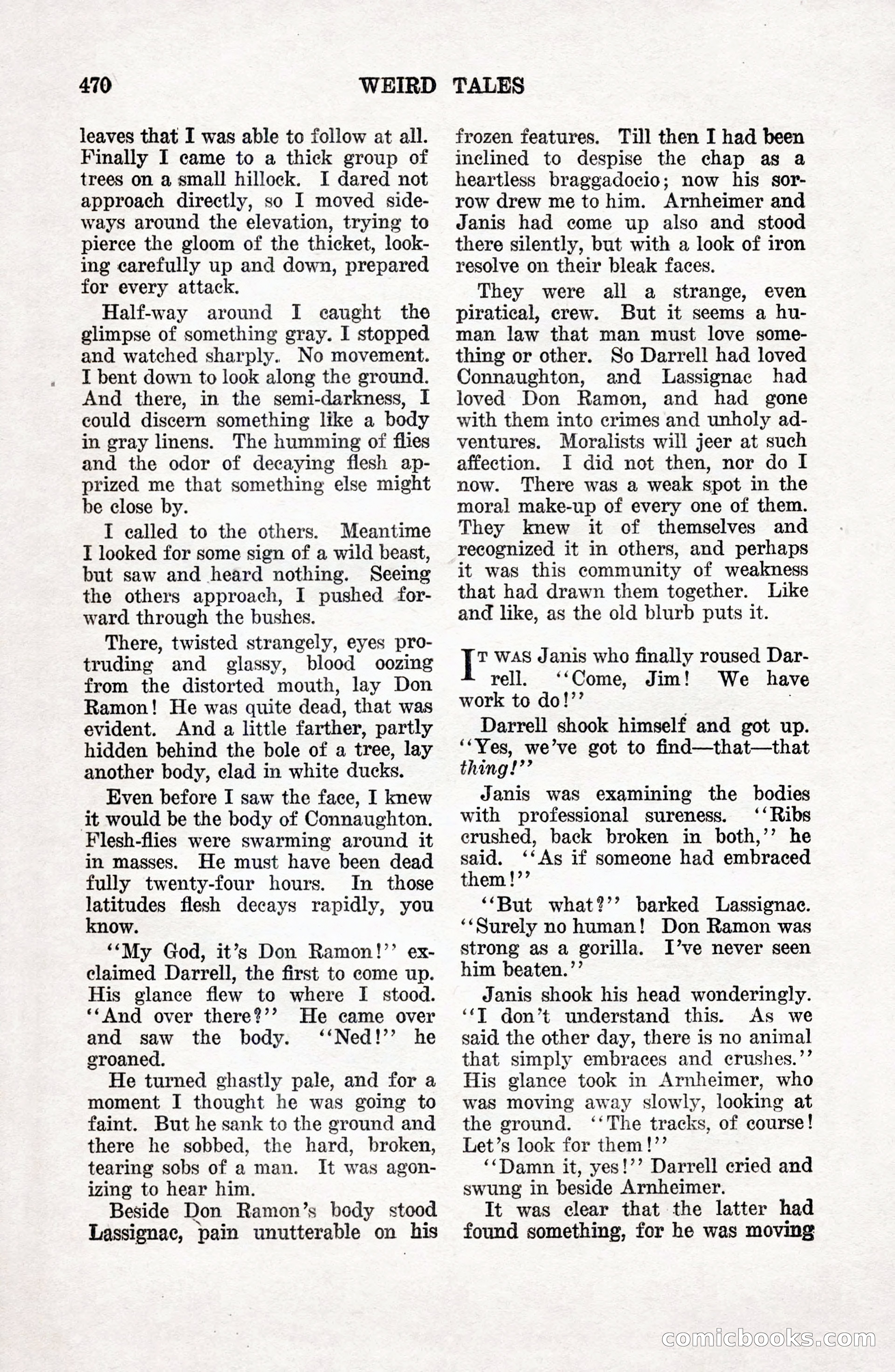 Weird Tales, Vol. 9 No. 4 — page 40 of 148