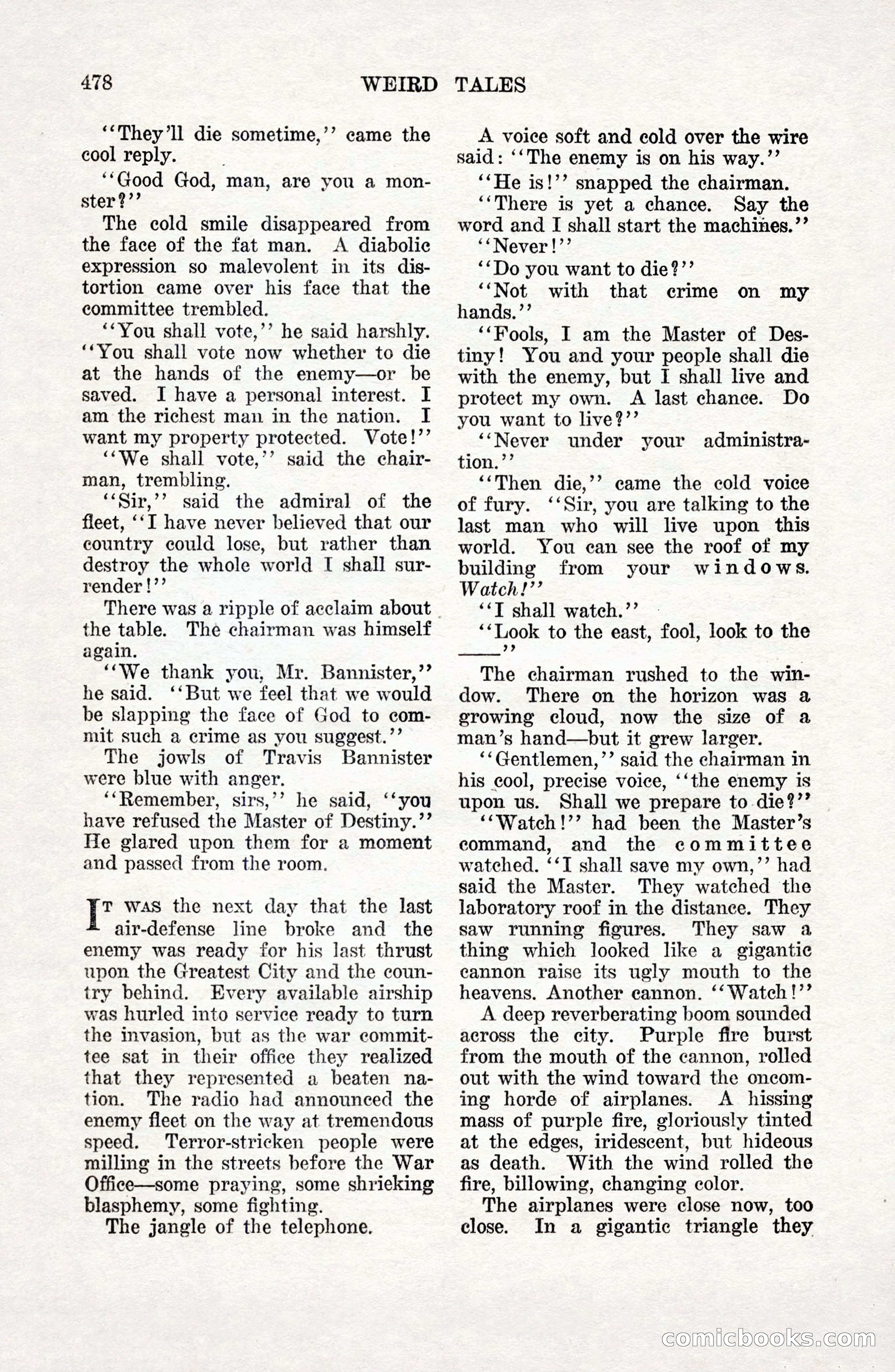 Weird Tales, Vol. 9 No. 4 — page 48 of 148