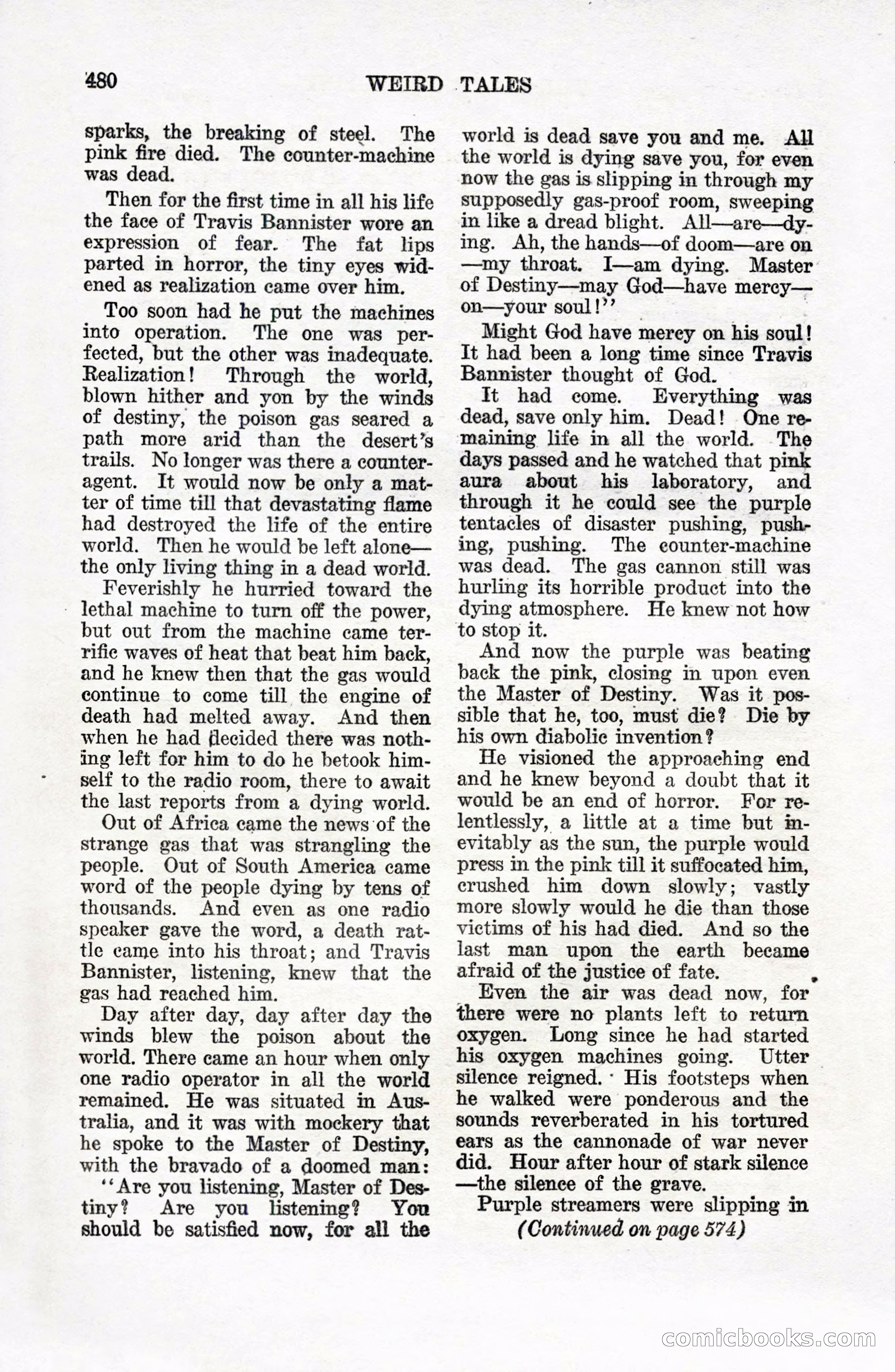 Weird Tales, Vol. 9 No. 4 — page 50 of 148