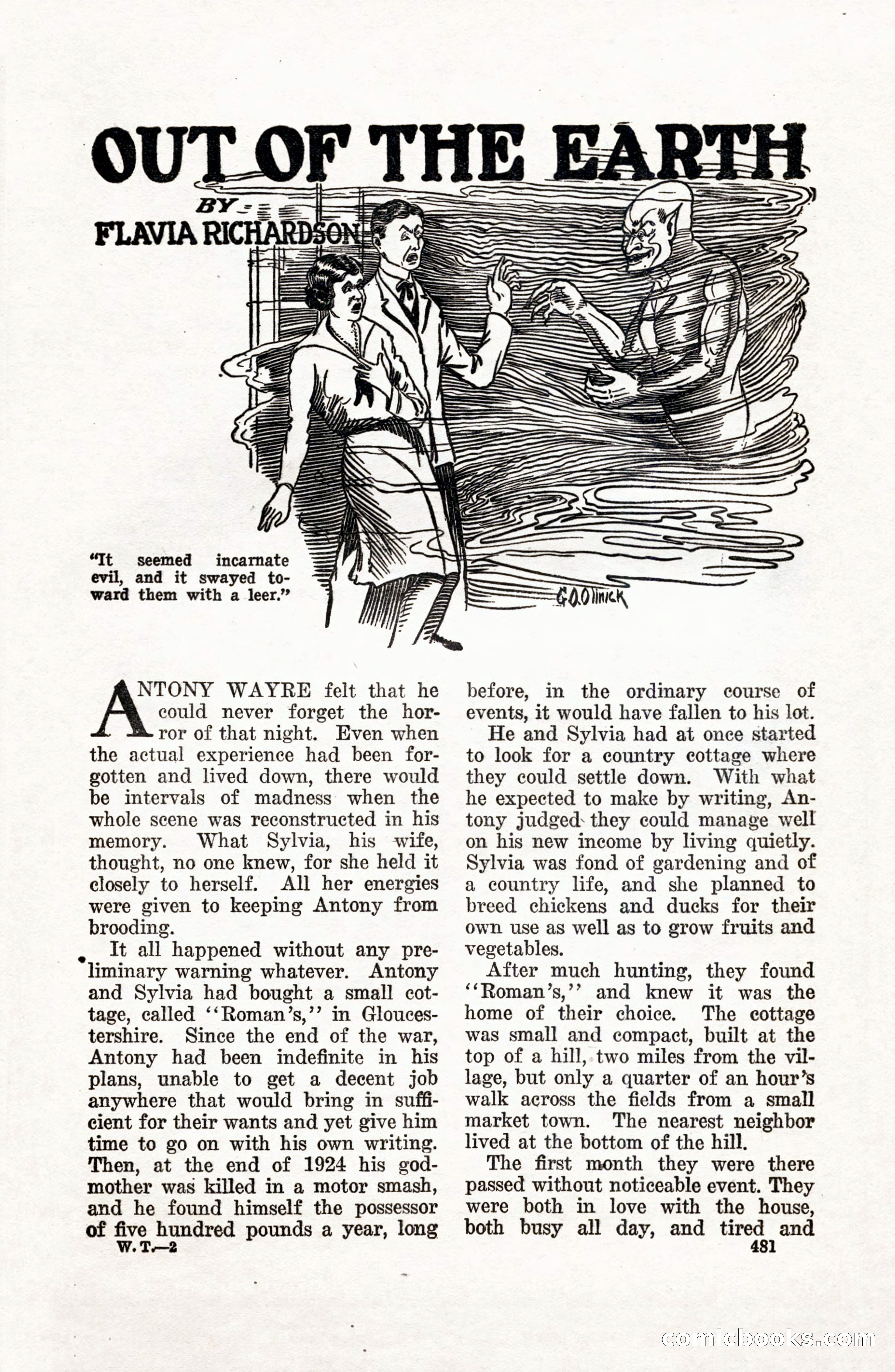 Weird Tales, Vol. 9 No. 4 — page 51 of 148