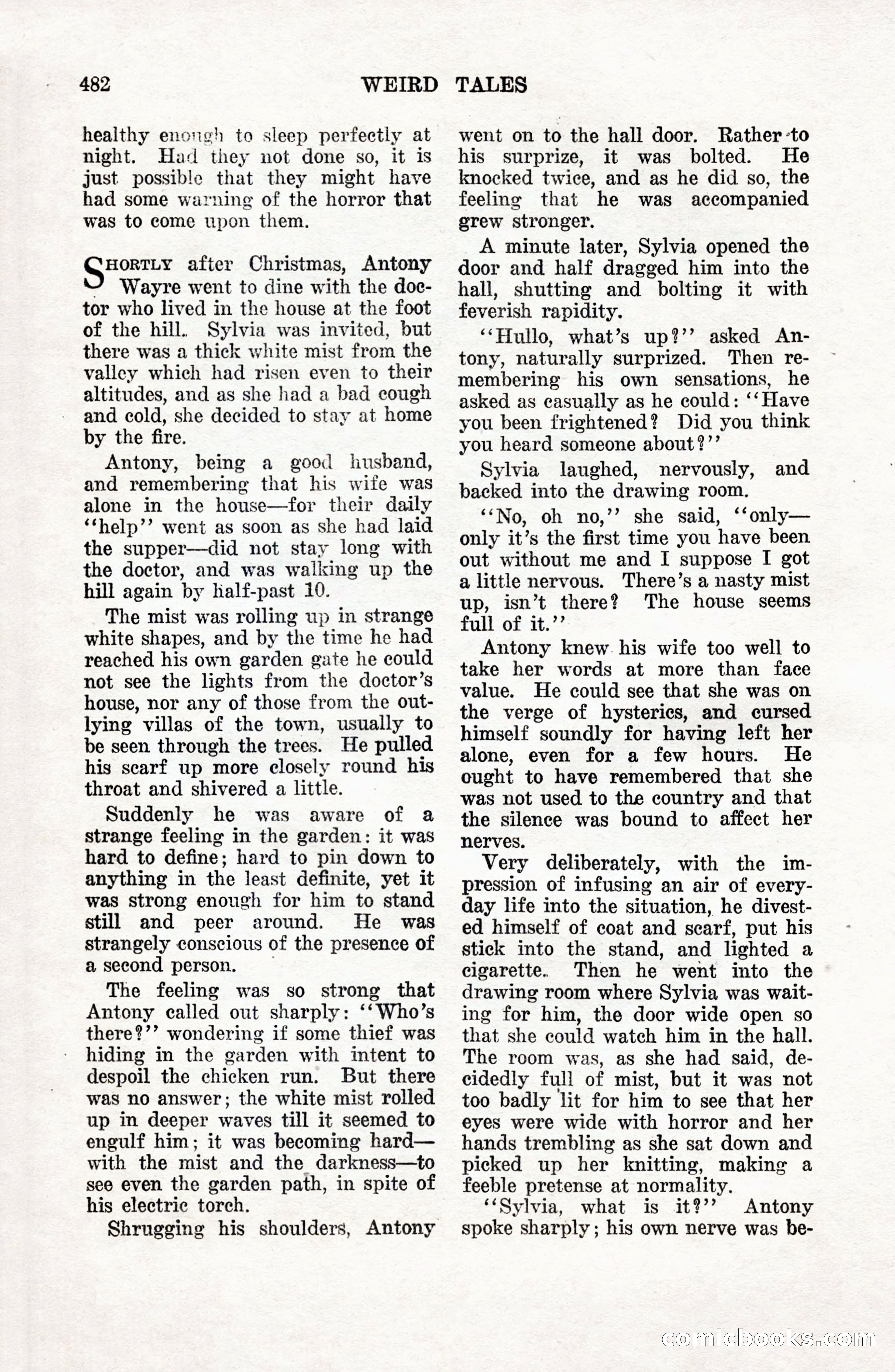 Weird Tales, Vol. 9 No. 4 — page 52 of 148