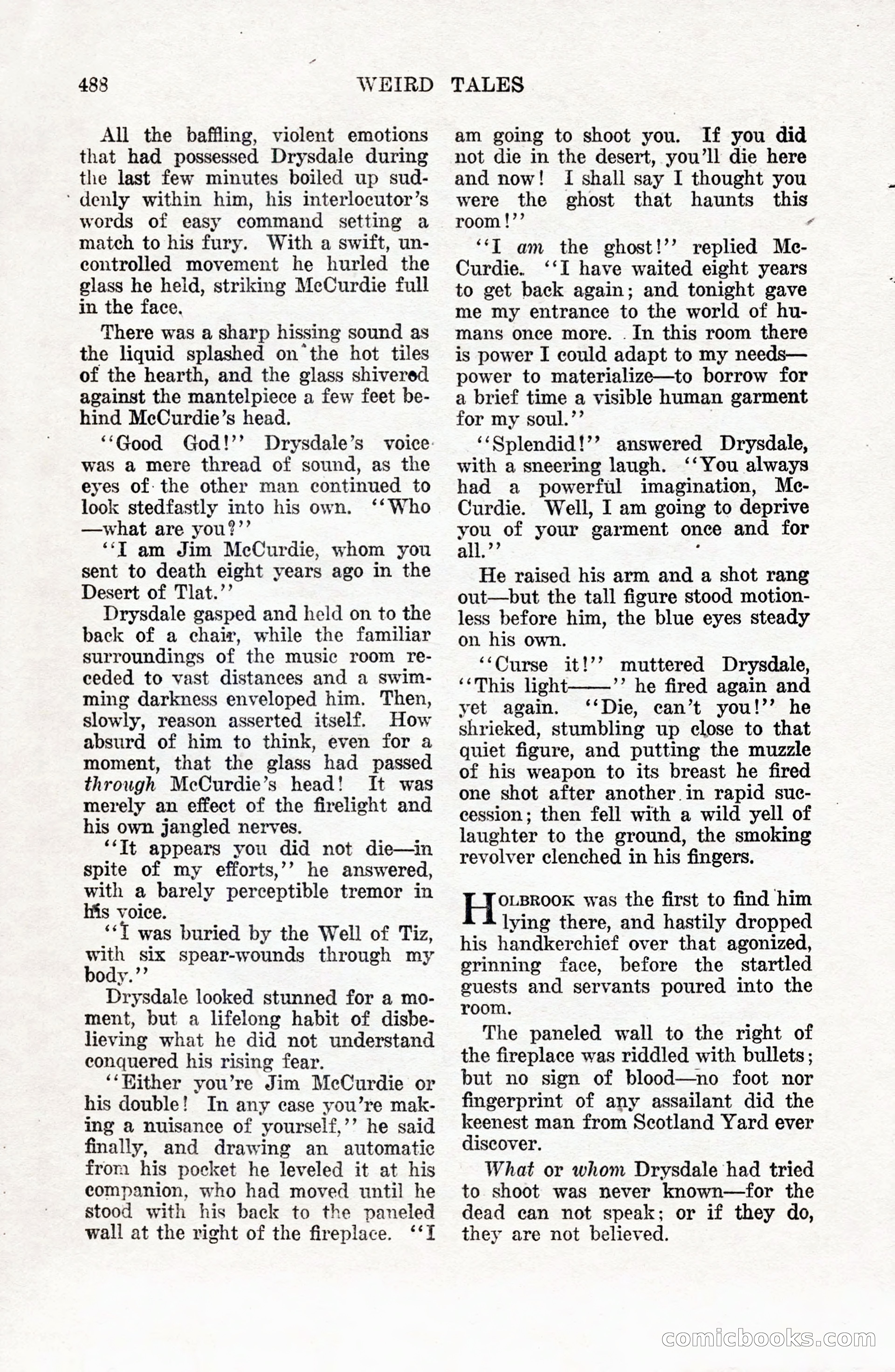 Weird Tales, Vol. 9 No. 4 — page 58 of 148