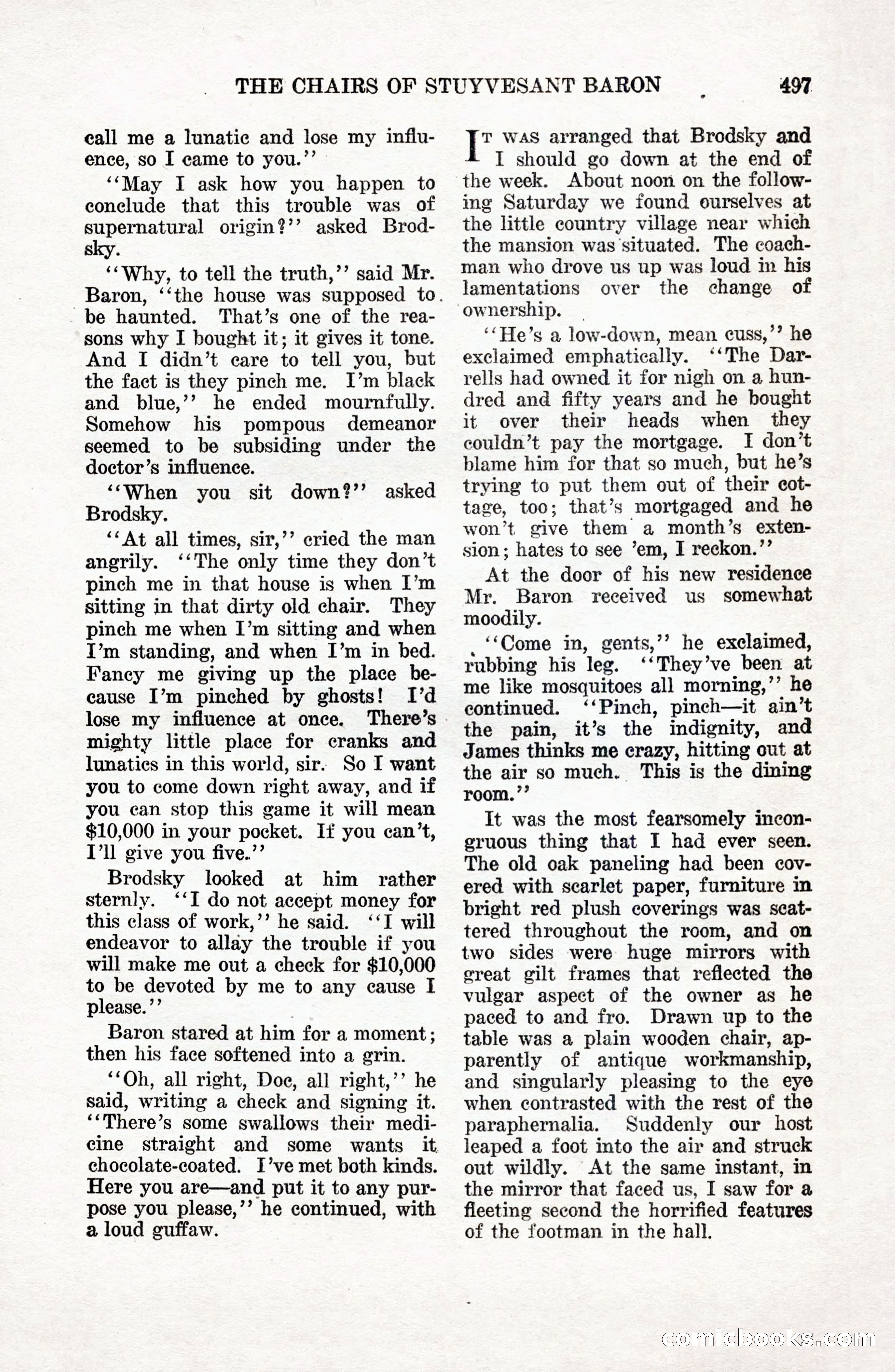 Weird Tales, Vol. 9 No. 4 — page 67 of 148