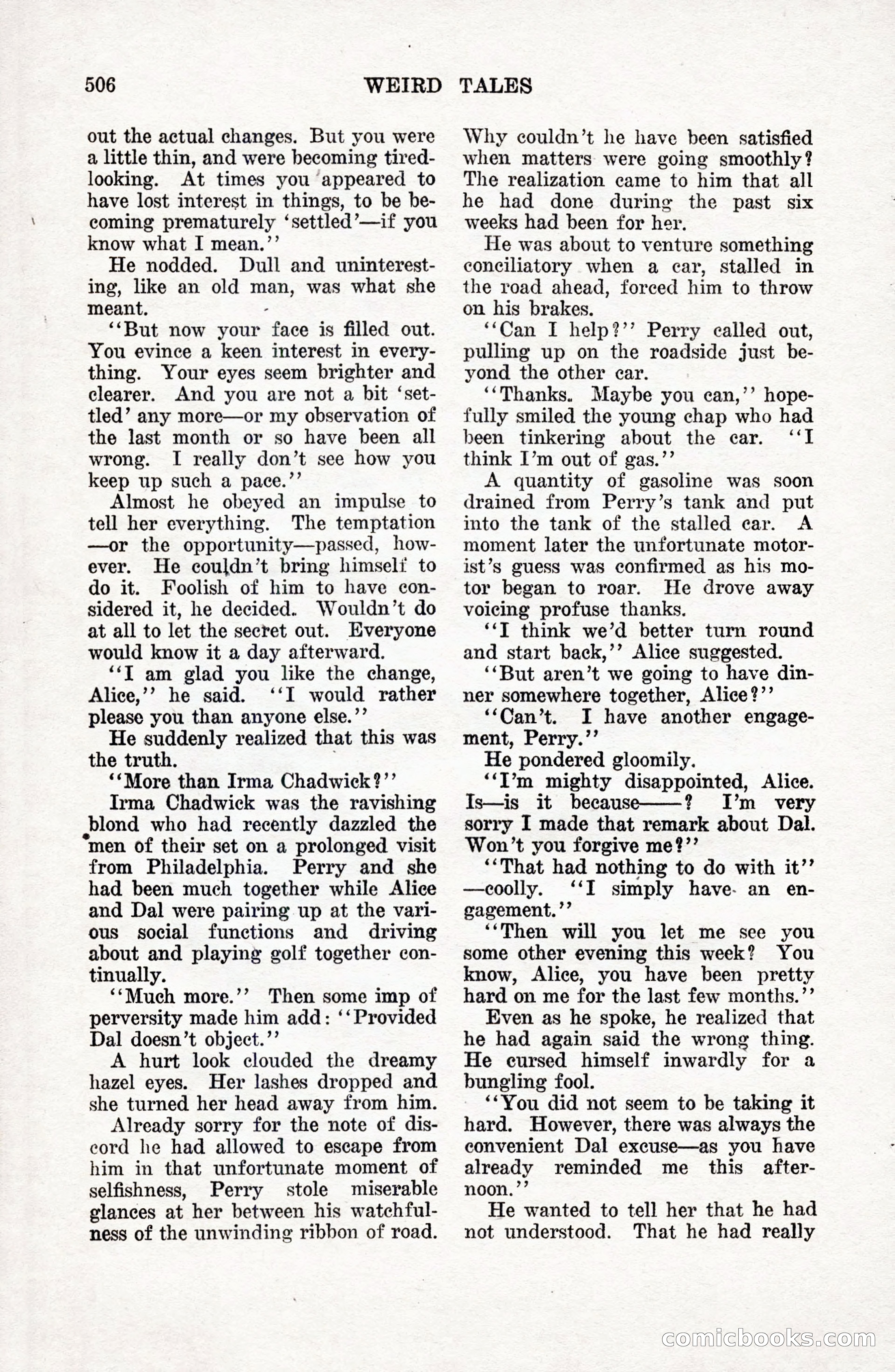 Weird Tales, Vol. 9 No. 4 — page 76 of 148