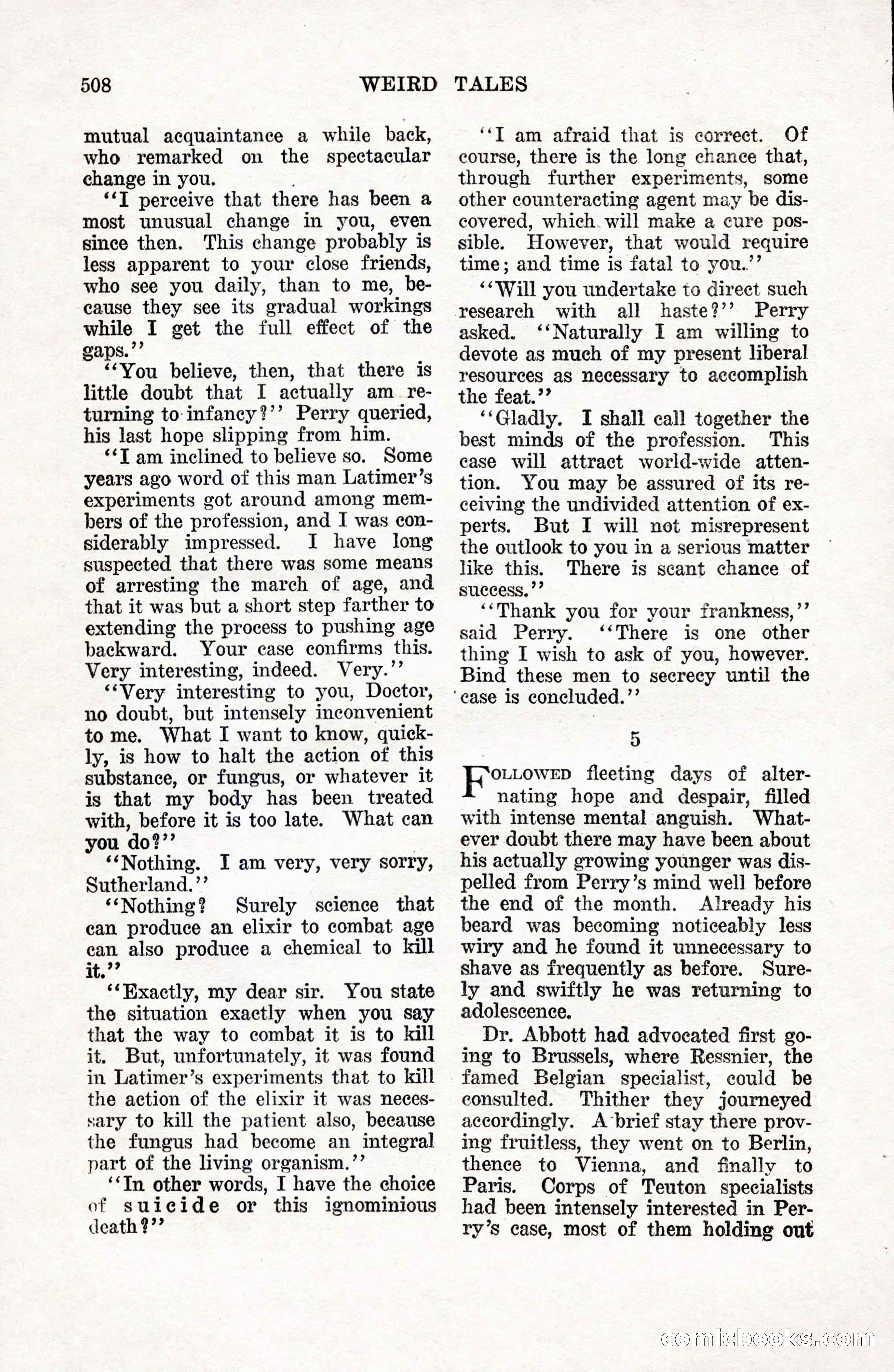 Weird Tales, Vol. 9 No. 4 — page 78 of 148