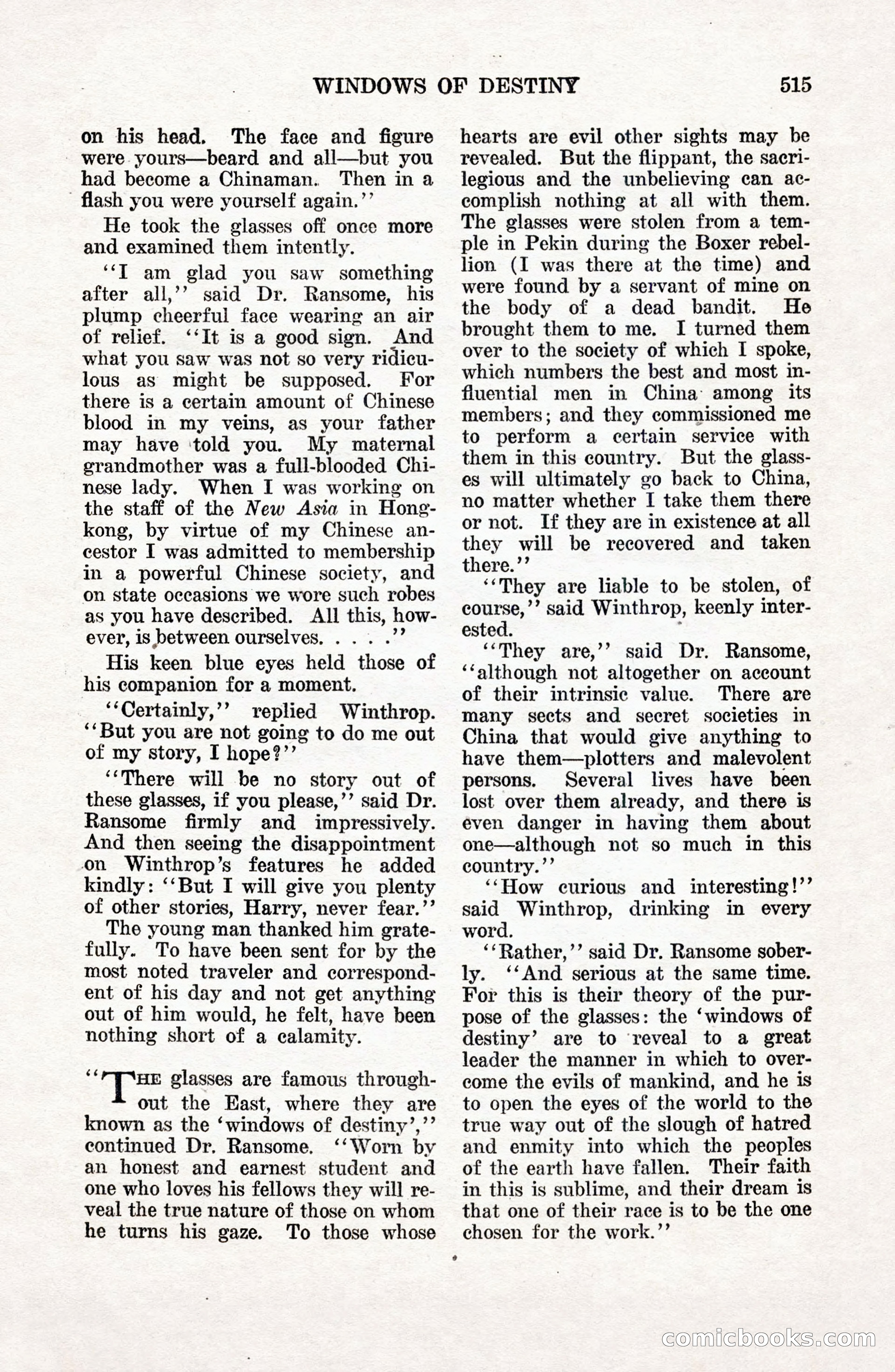Weird Tales, Vol. 9 No. 4 — page 85 of 148