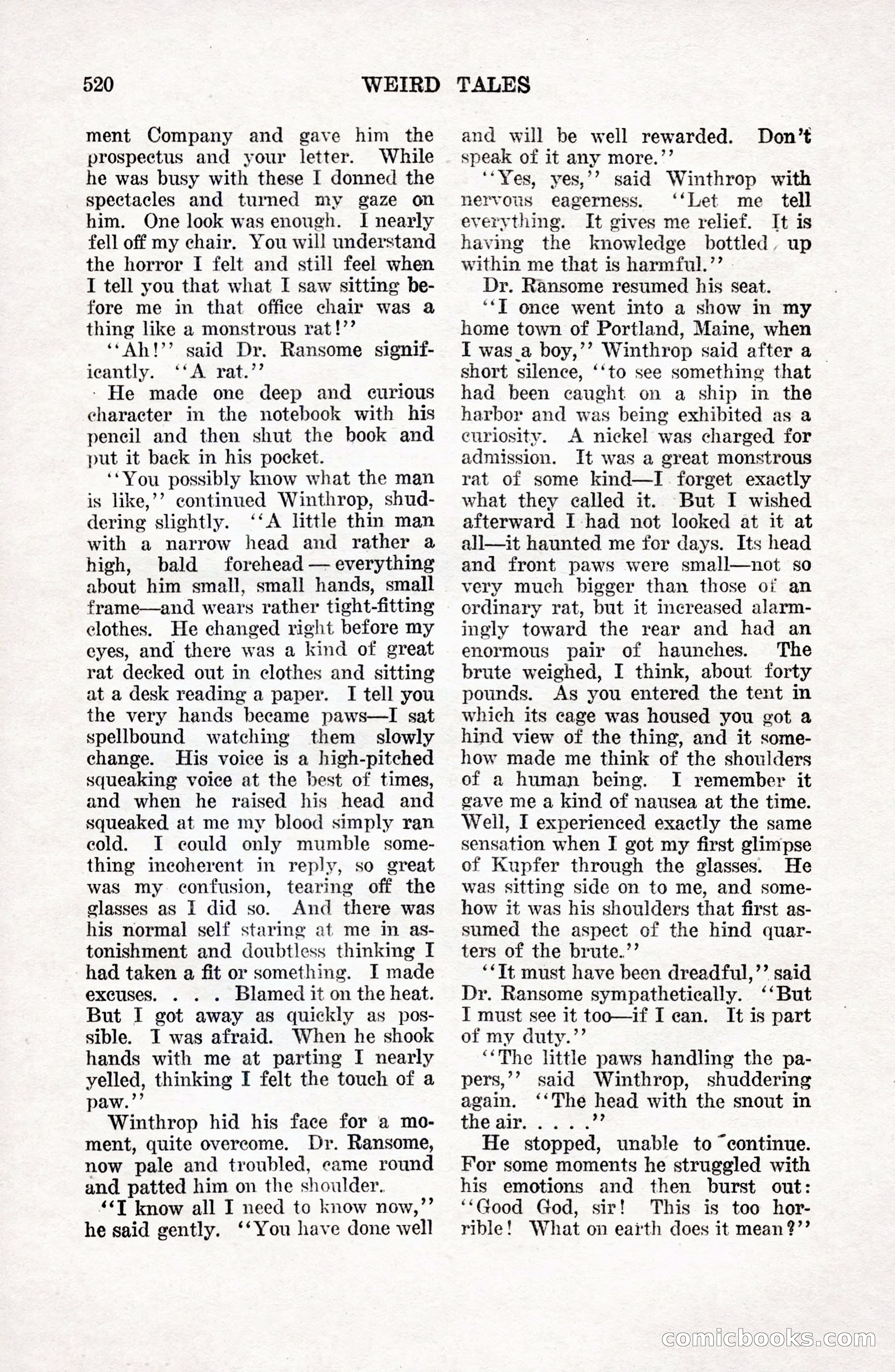 Weird Tales, Vol. 9 No. 4 — page 90 of 148