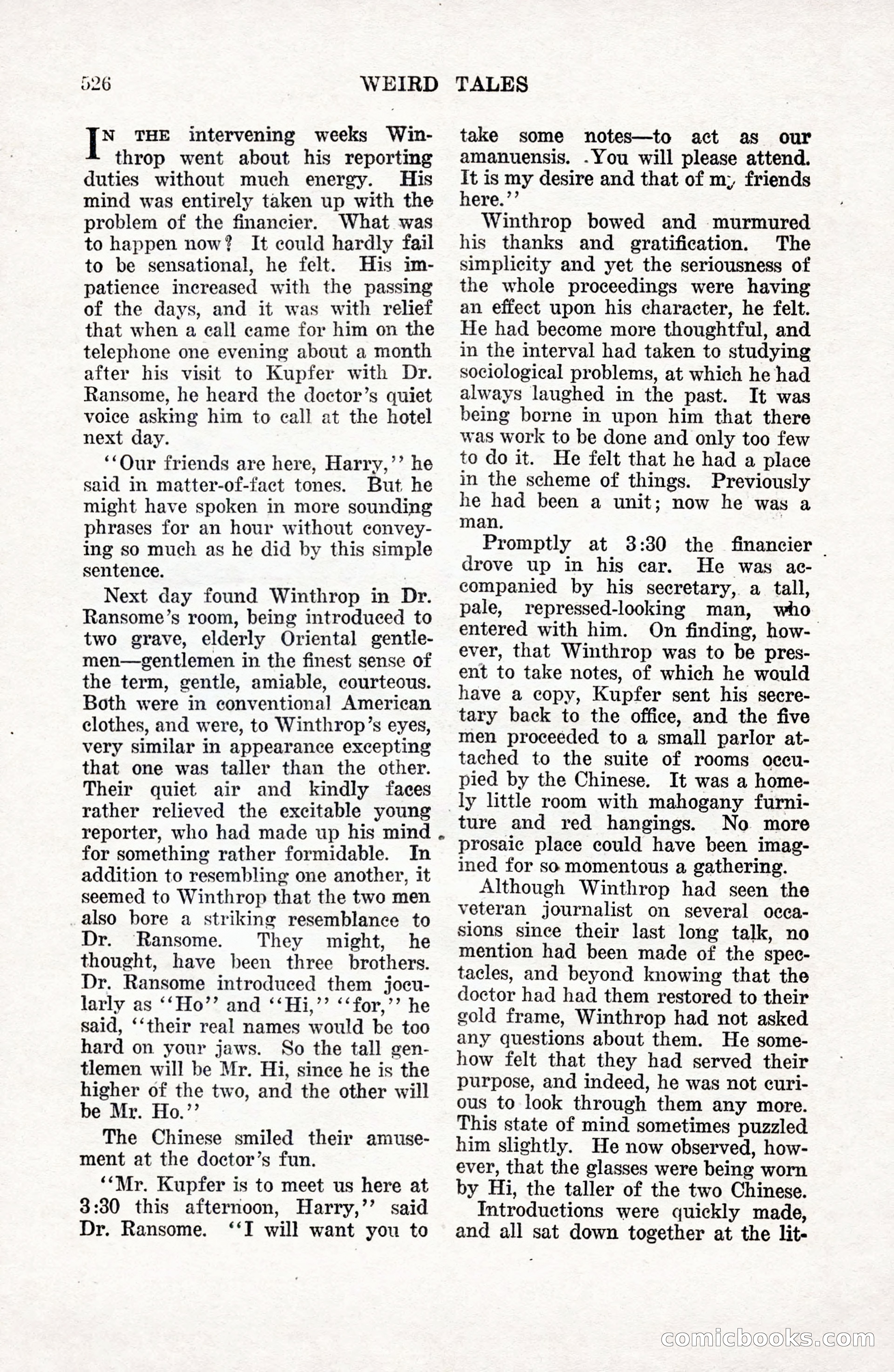 Weird Tales, Vol. 9 No. 4 — page 96 of 148