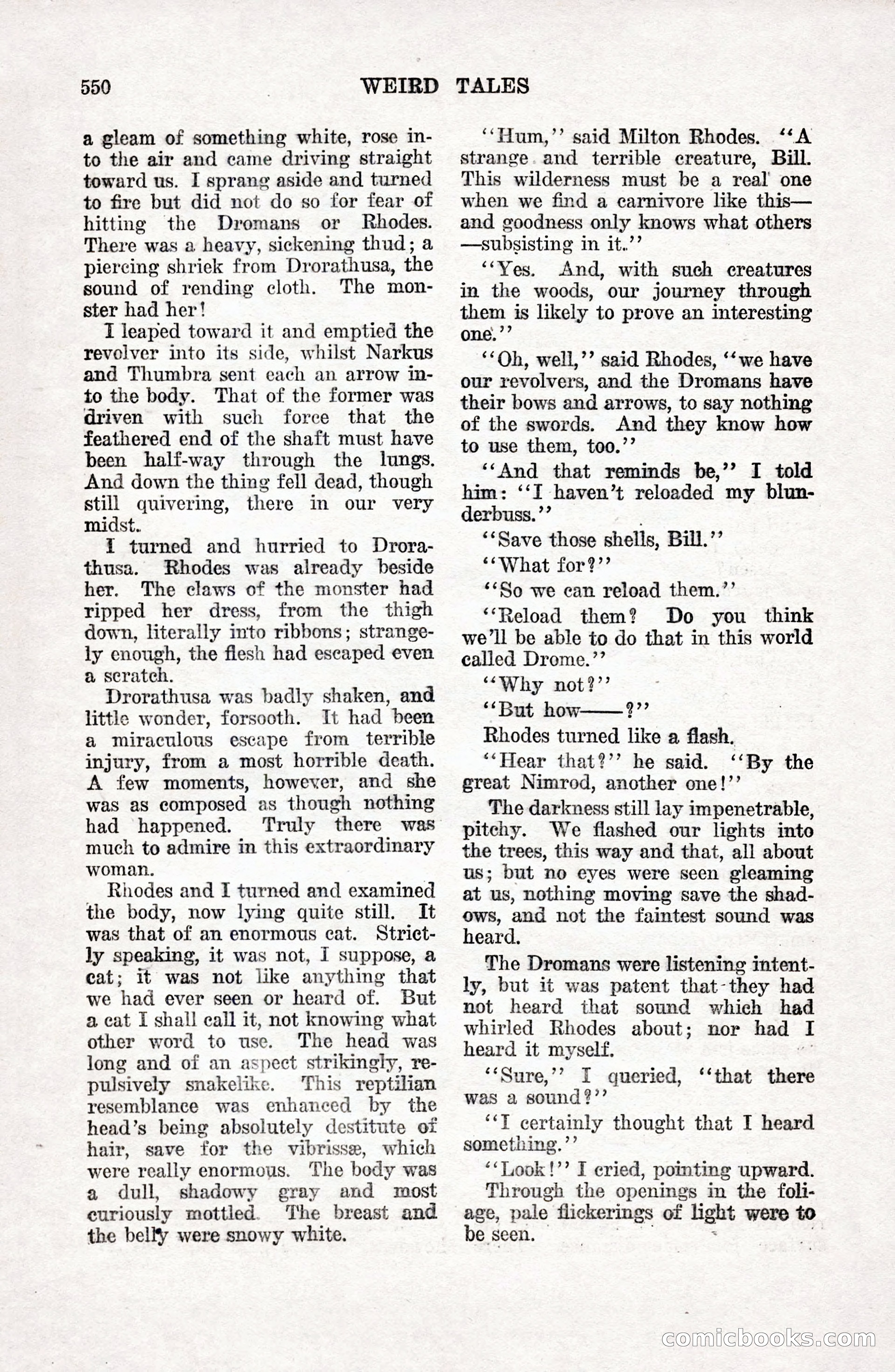 Weird Tales, Vol. 9 No. 4 — page 120 of 148