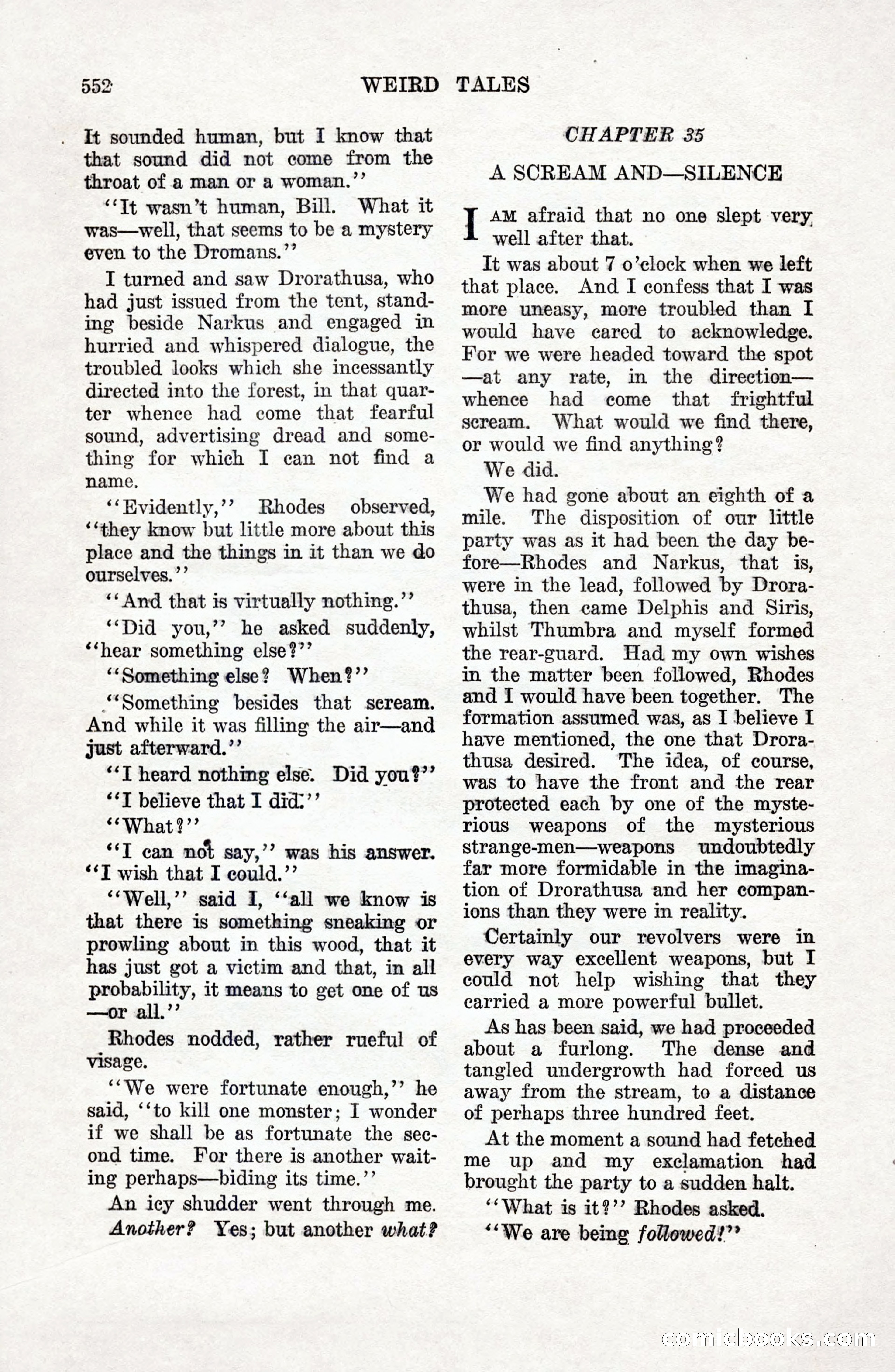 Weird Tales, Vol. 9 No. 4 — page 122 of 148