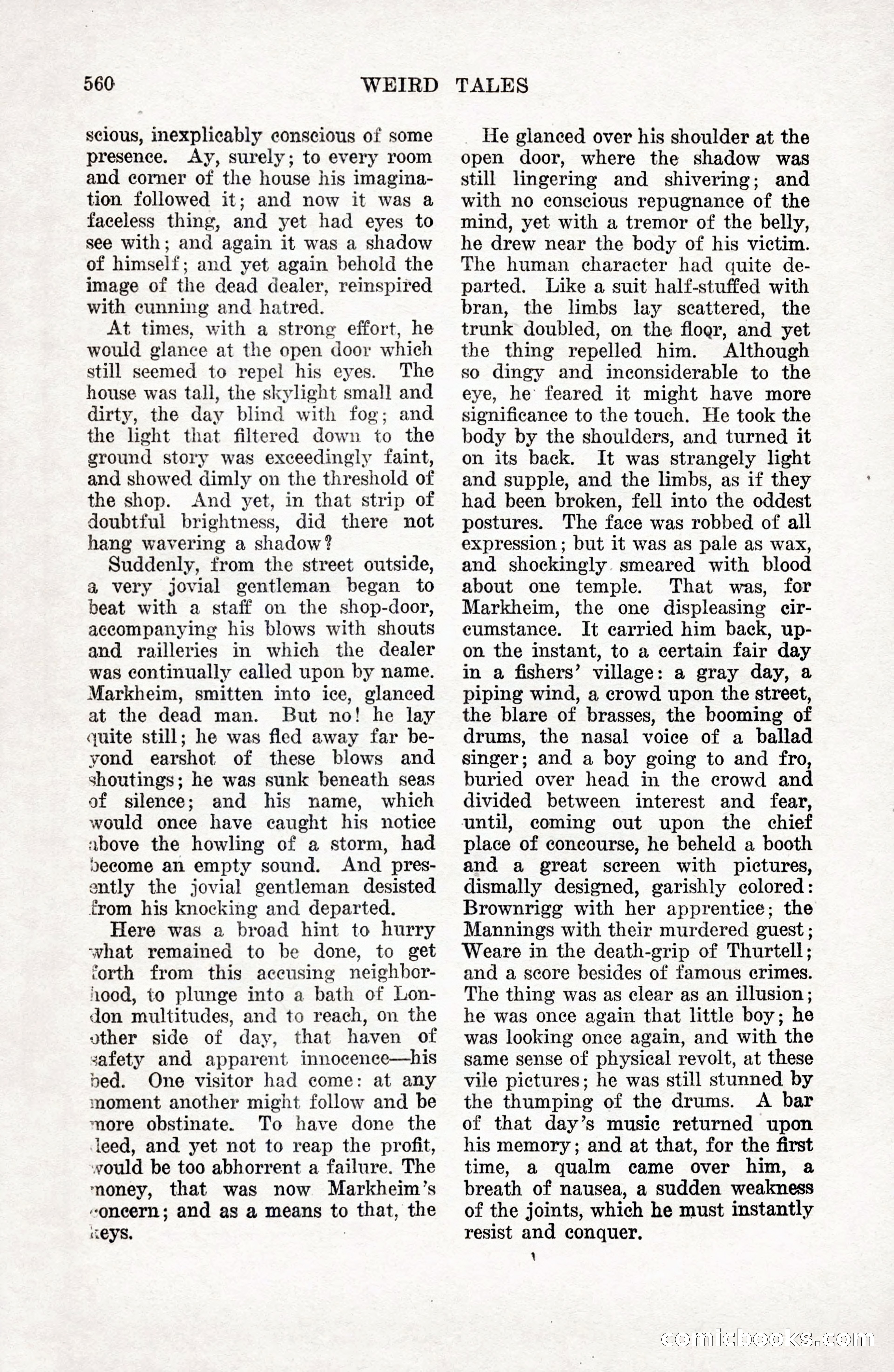 Weird Tales, Vol. 9 No. 4 — page 130 of 148