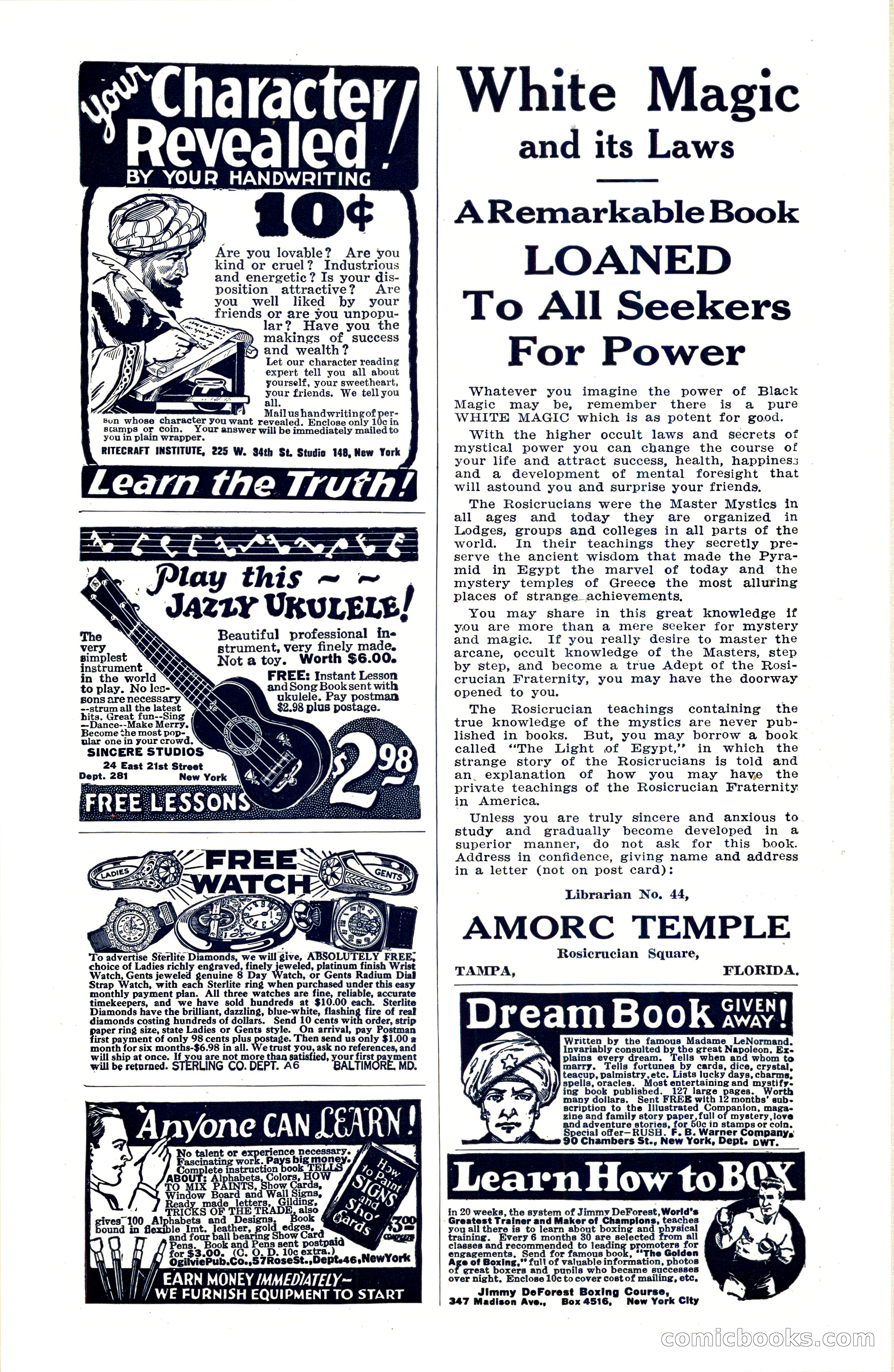 Weird Tales, Vol. 9 No. 4 — page 147 of 148