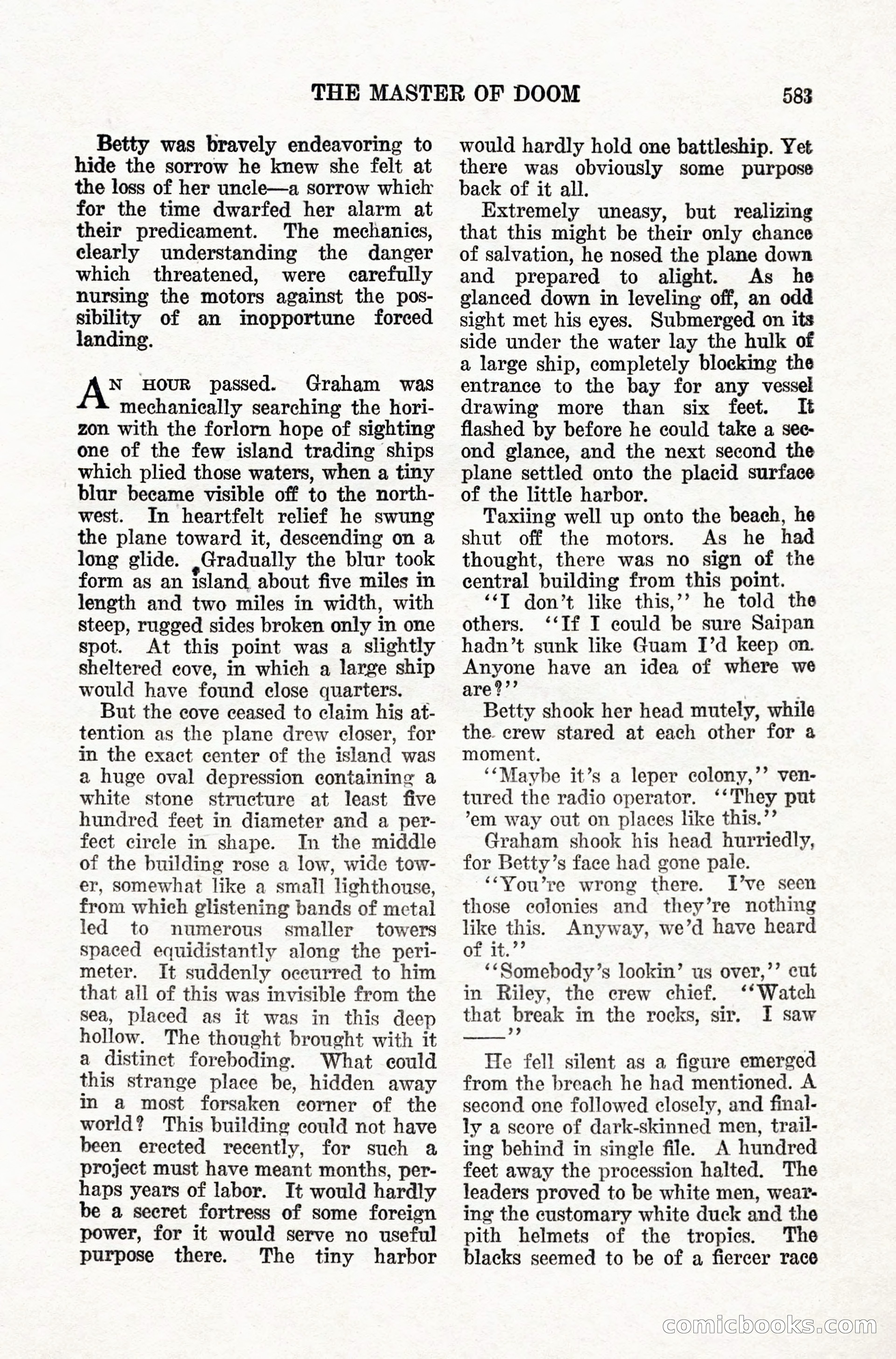 Weird Tales, Vol. IX, No. 5 — page 9 of 148