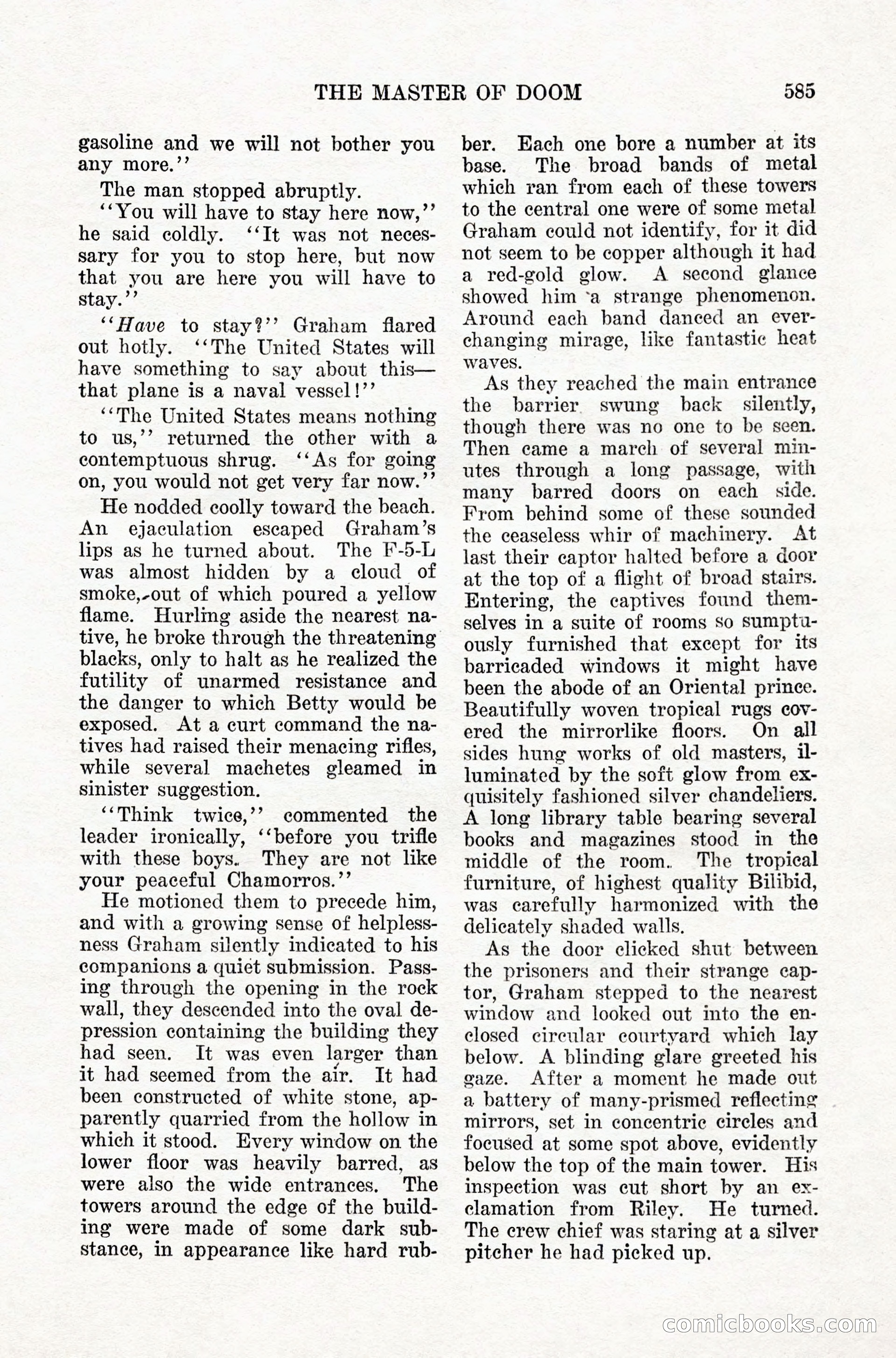 Weird Tales, Vol. IX, No. 5 — page 11 of 148