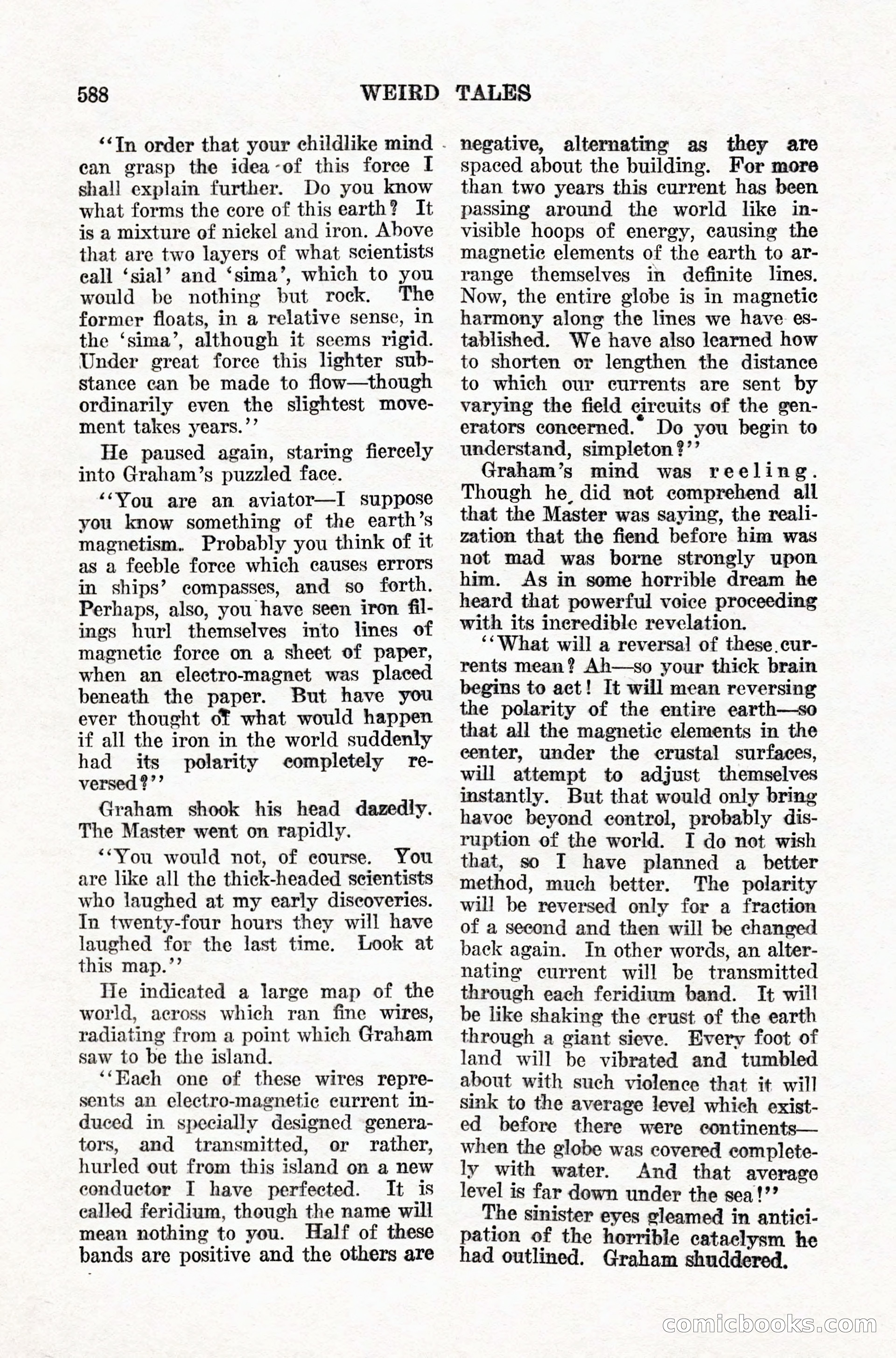 Weird Tales, Vol. IX, No. 5 — page 14 of 148