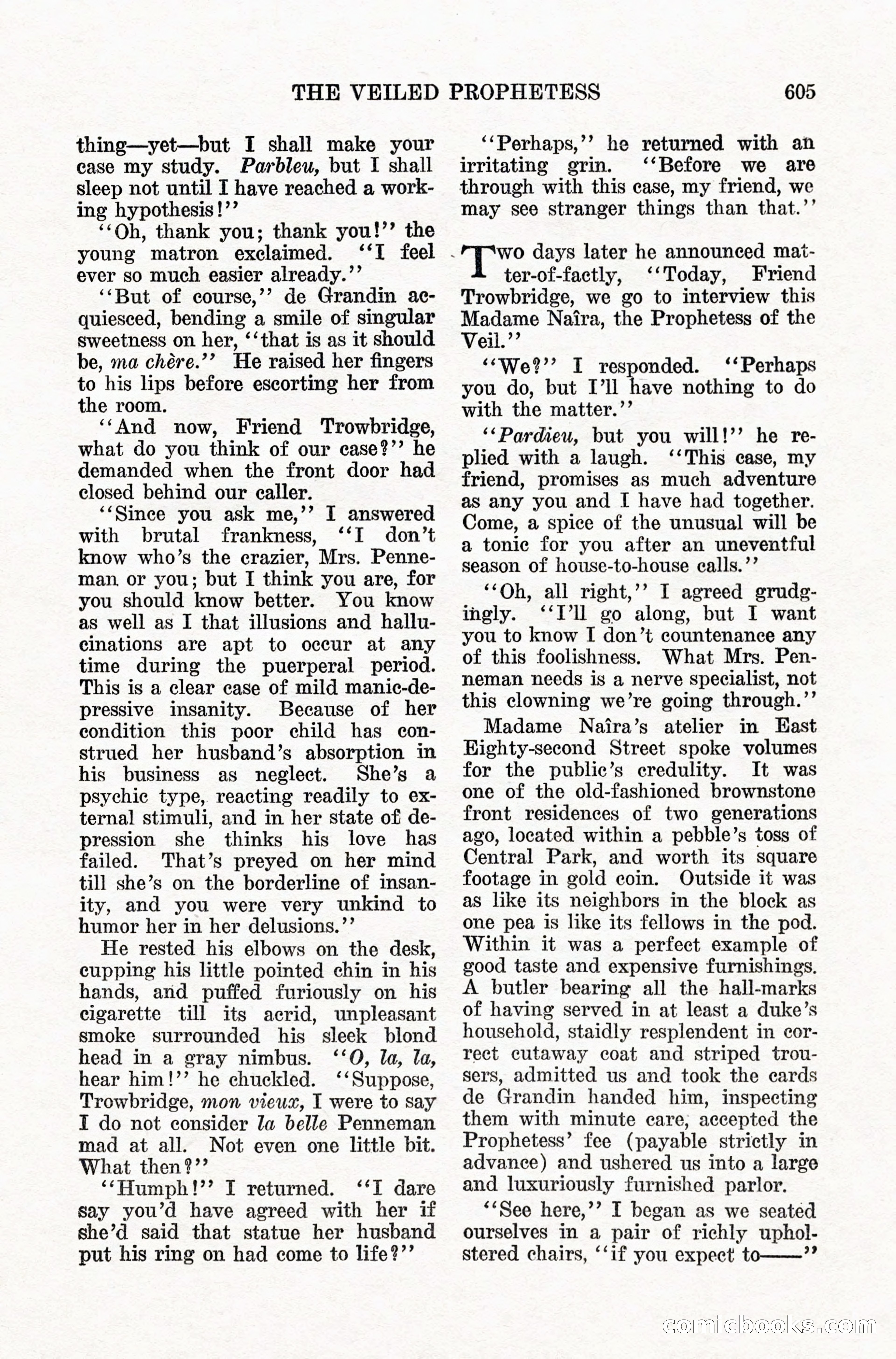 Weird Tales, Vol. IX, No. 5 — page 31 of 148